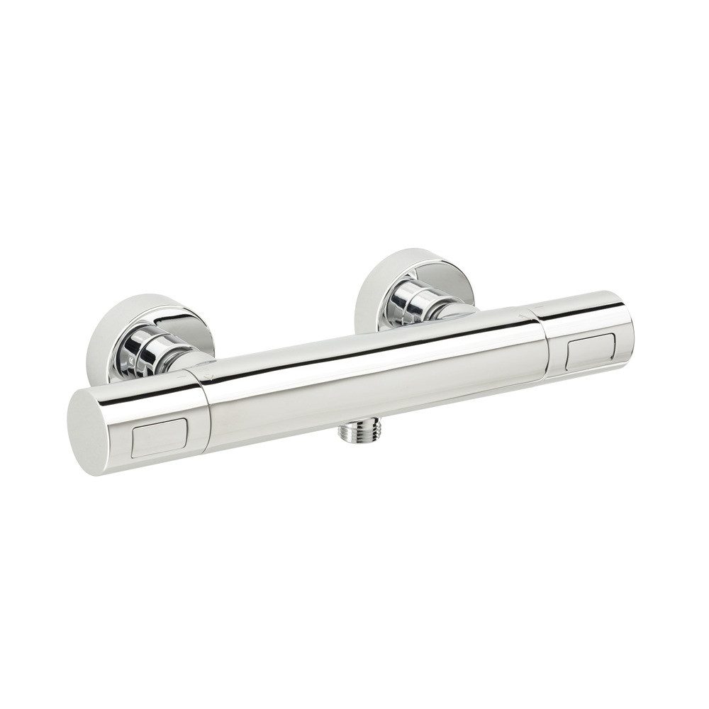 Herzbach Brausethermostat HB Living Brausethermostat AP Cool- Body runder Körper Chrom (1-St)