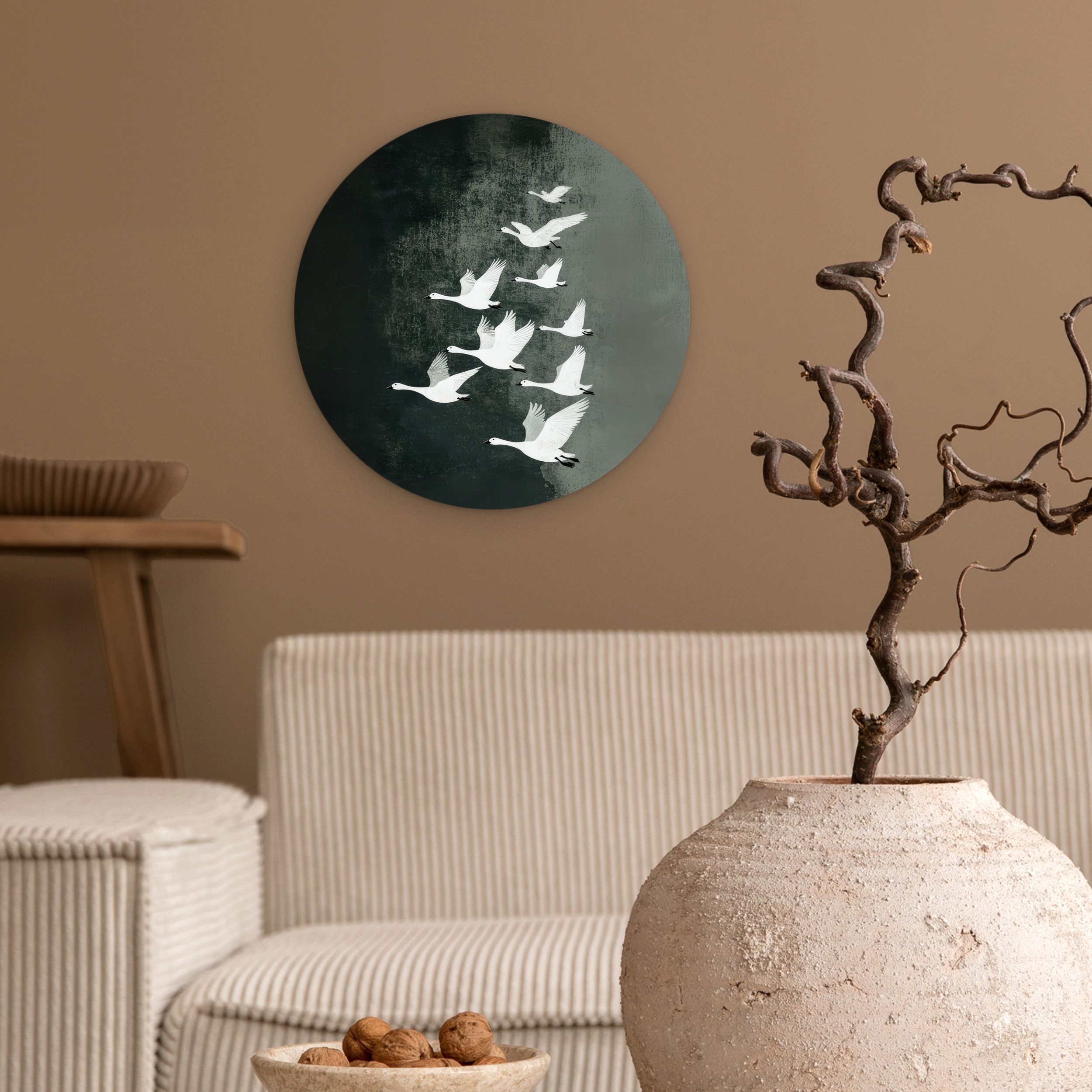 MuchoWow Gemälde Vogel - Japandi - günstig online kaufen