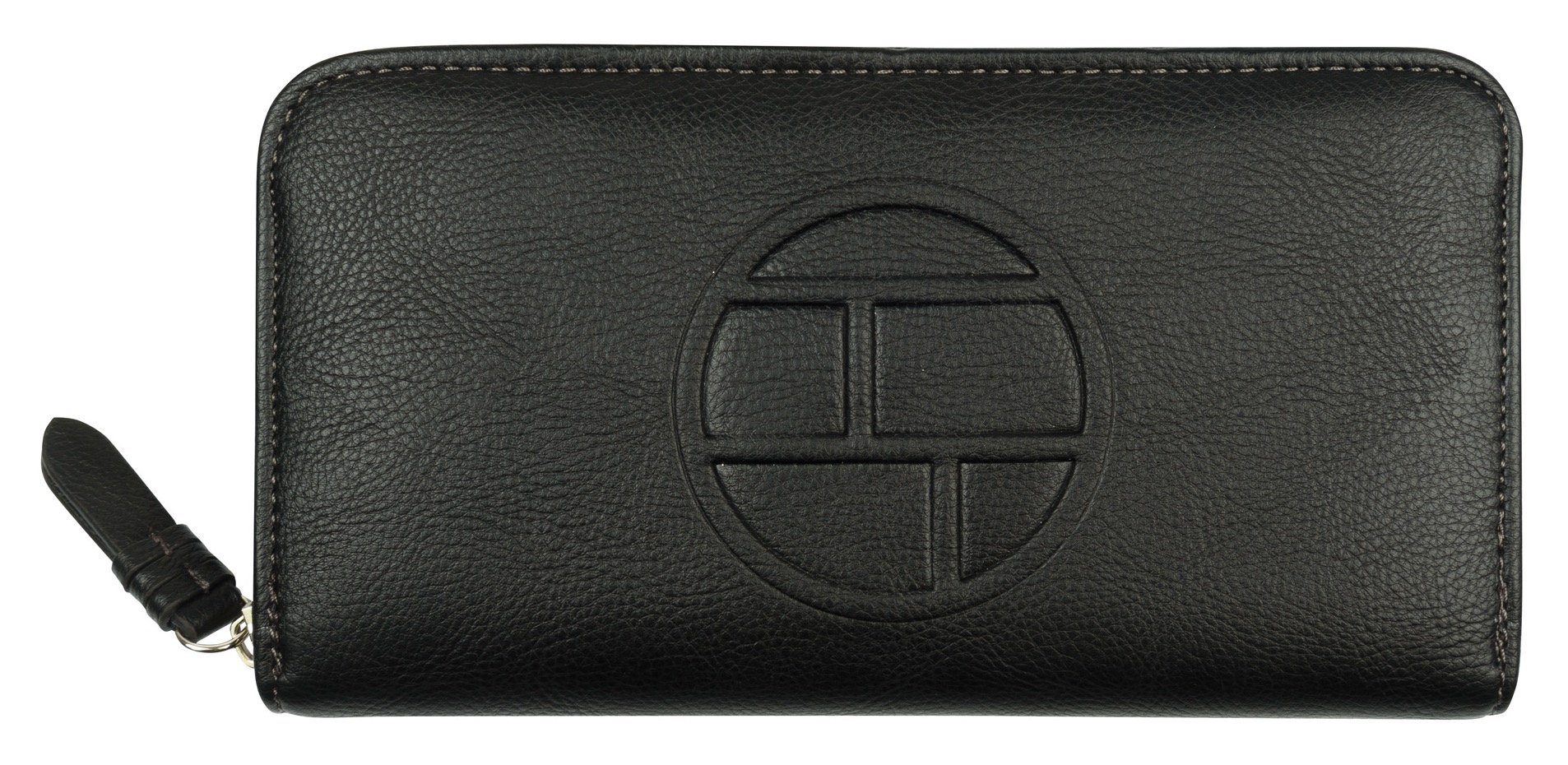 TOM TAILOR Geldbörse ROSABEL Long zip wallet, mit schöner Logo Prägung black