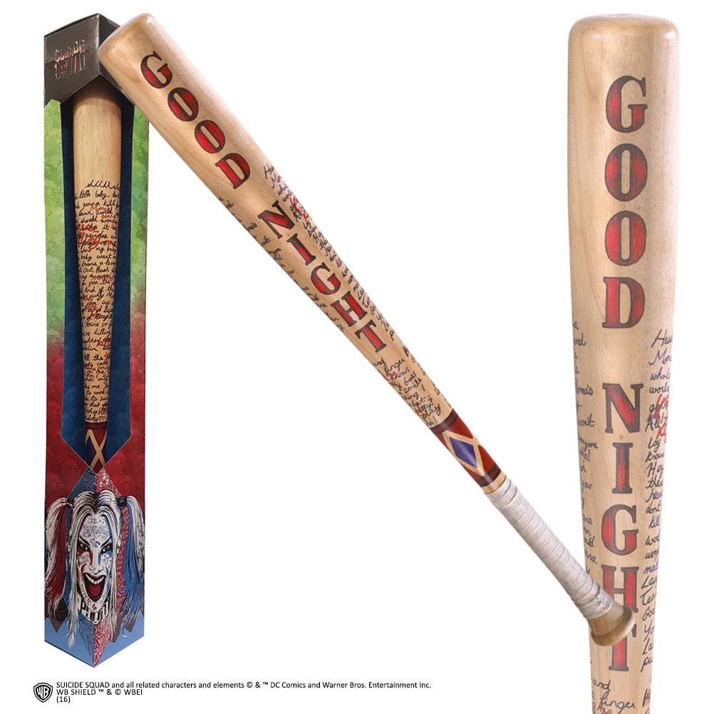 Noble Collection Sammelfigur Suicide Squad Replik Harley Quinn's Good Night Baseballschläger 80 cm (1 St), Sammlerreplika