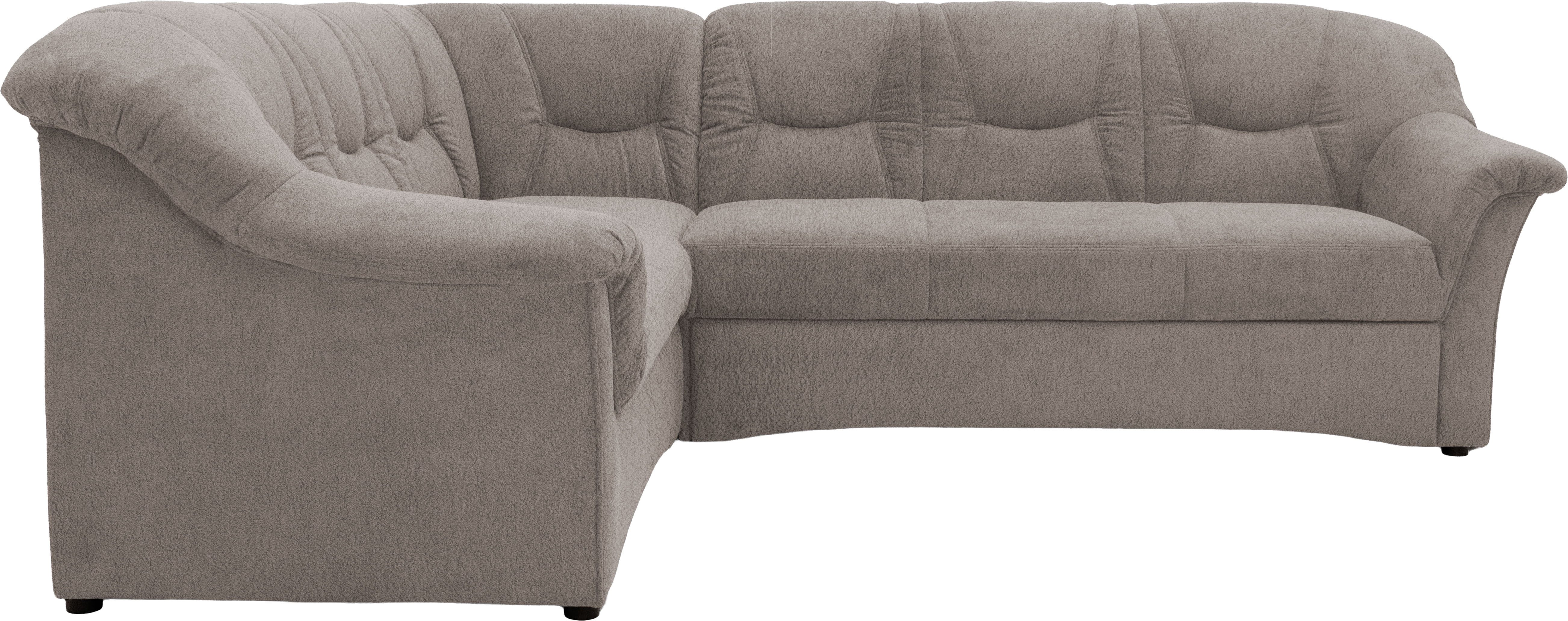 OTTO home Ecksofa Langelland 232 x 146 cm, auch mit Schlaffunktion, mittelfester Sitz, L-Form, mit Federkern, pflegeleichter, weicher Luxus-Microfaser – Bild 2 von 5