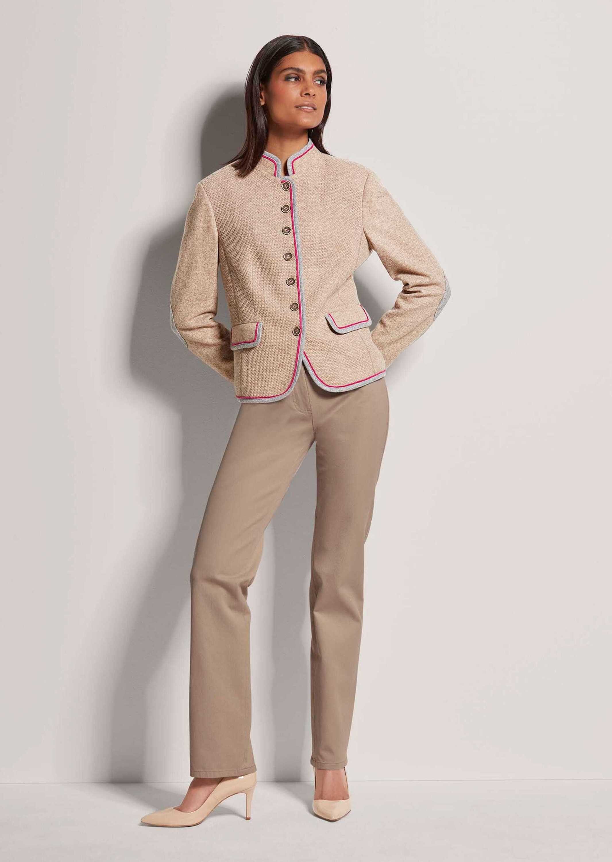 MADELEINE Kurzblazer Kurzer Blazer mit Wolle