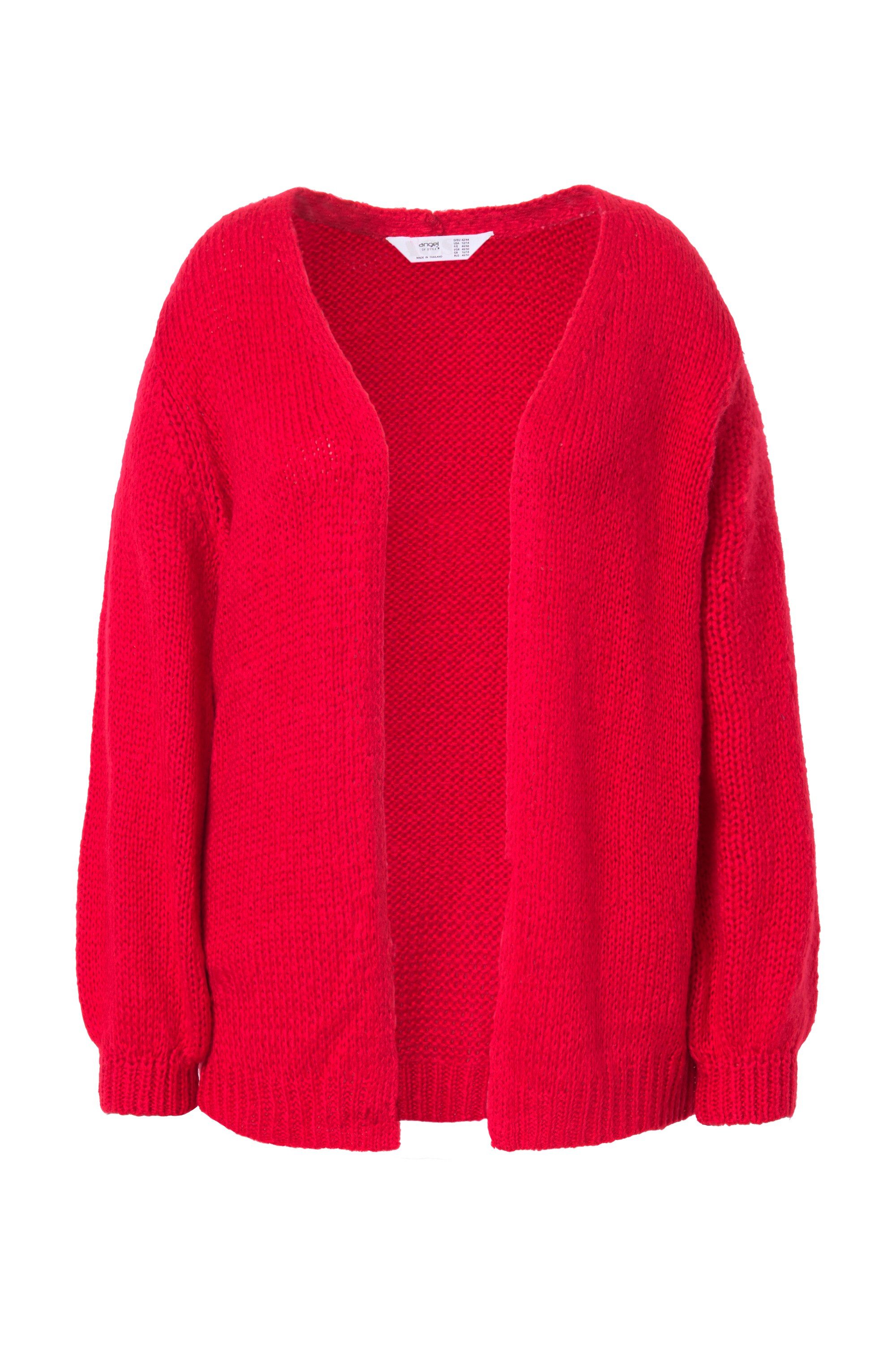 Angel of Style Strickjacke Strickjacke Straight Fit Ballonärmel günstig online kaufen