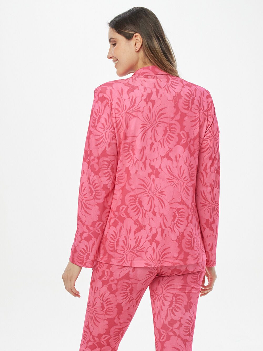 Sarah Kern Jackenblazer Anzug Körpernah mit Lace Print günstig online kaufen