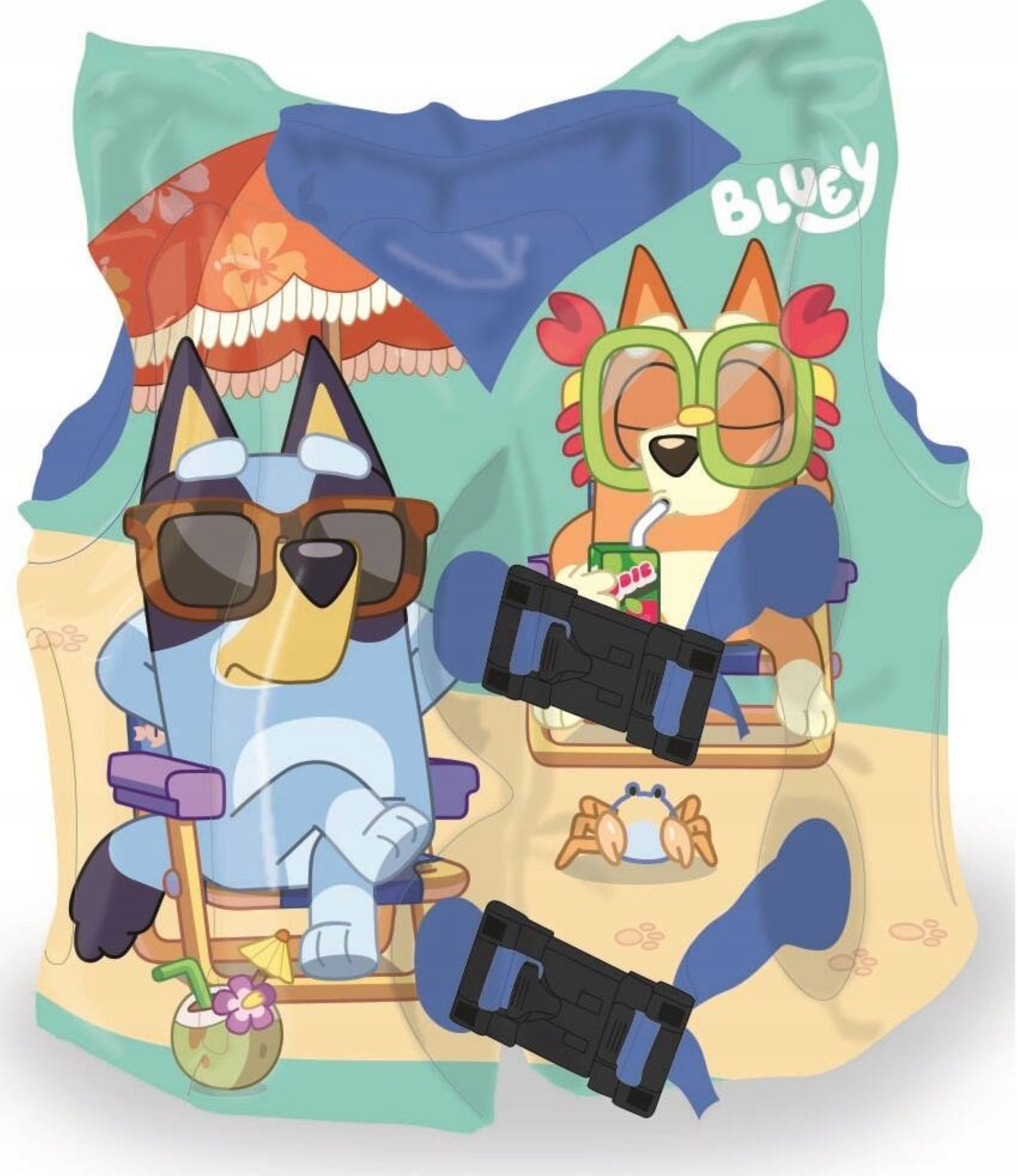 Schwimmweste Bluey & Bingo Kinder-Schwimmweste - Sichere Wasserspaß