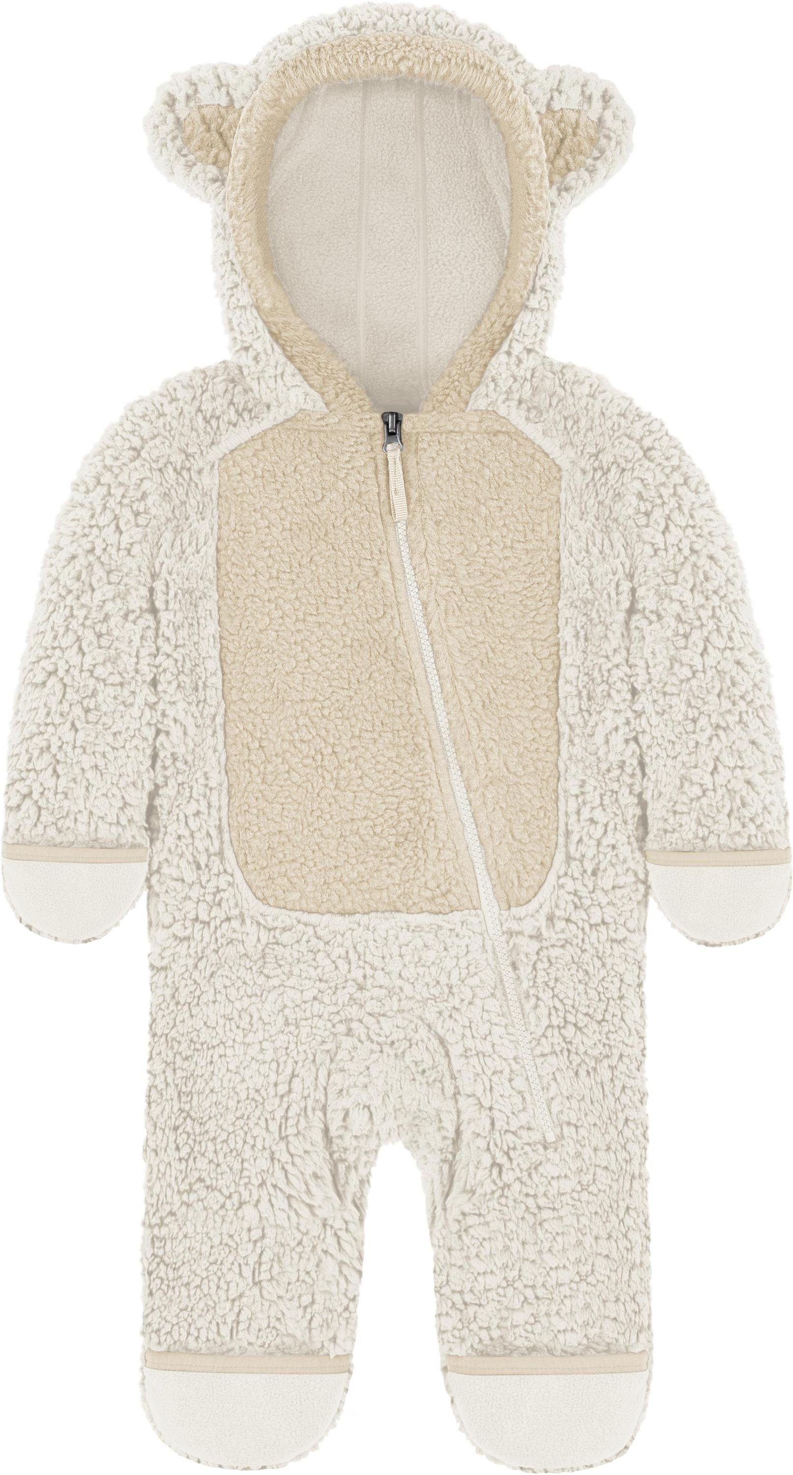 normani Fleeceoverall Kinder Teddy Overall Balivanich Baby Overall Strampler mit Kapuze für Junge und Mädchen