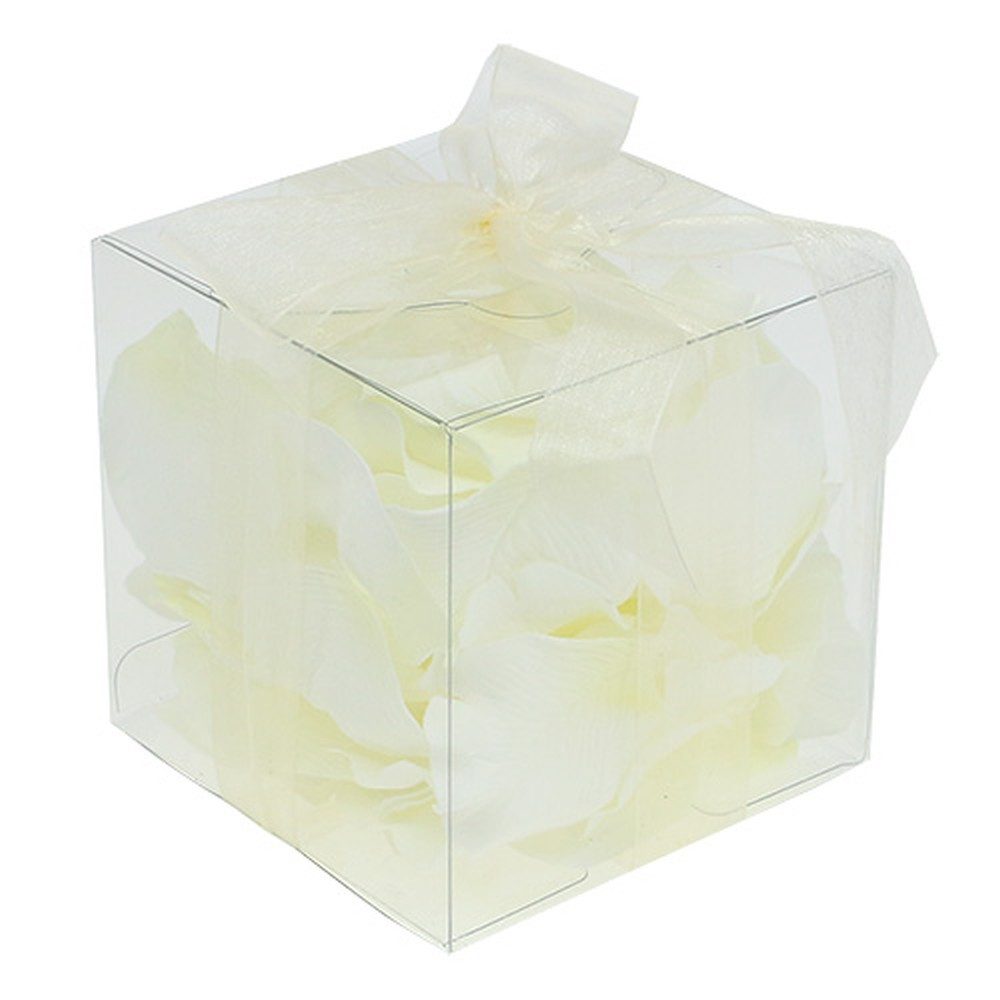 Kunstblume Creme Rosenblätter Deko Hochzeit Künstlich 75 Stück, Florists Products, Höhe 5.5 cm