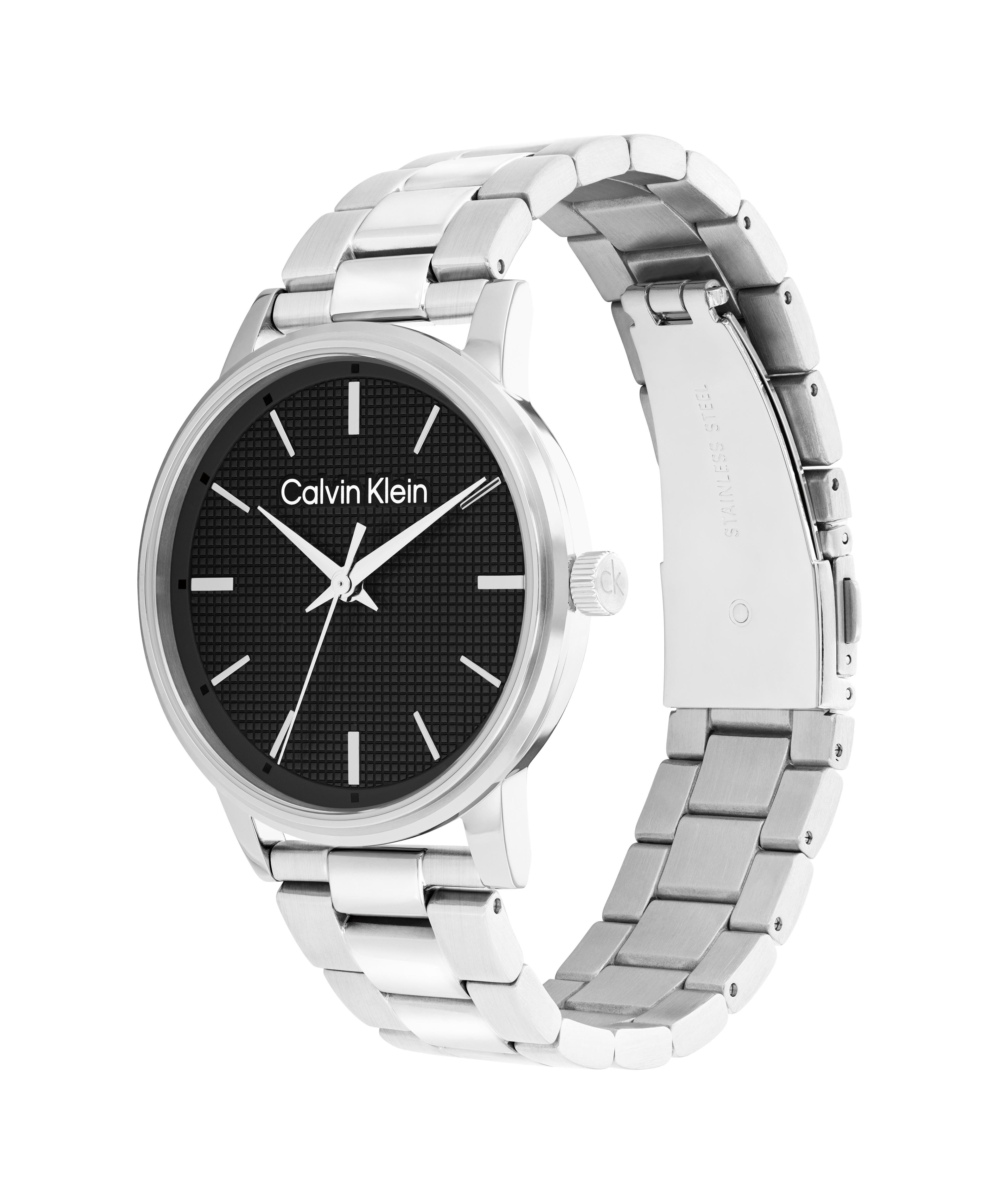 Calvin Klein Quarzuhr CK Linked 25200500, Armbanduhr, Damenuhr, Edelstahlarmband, analog