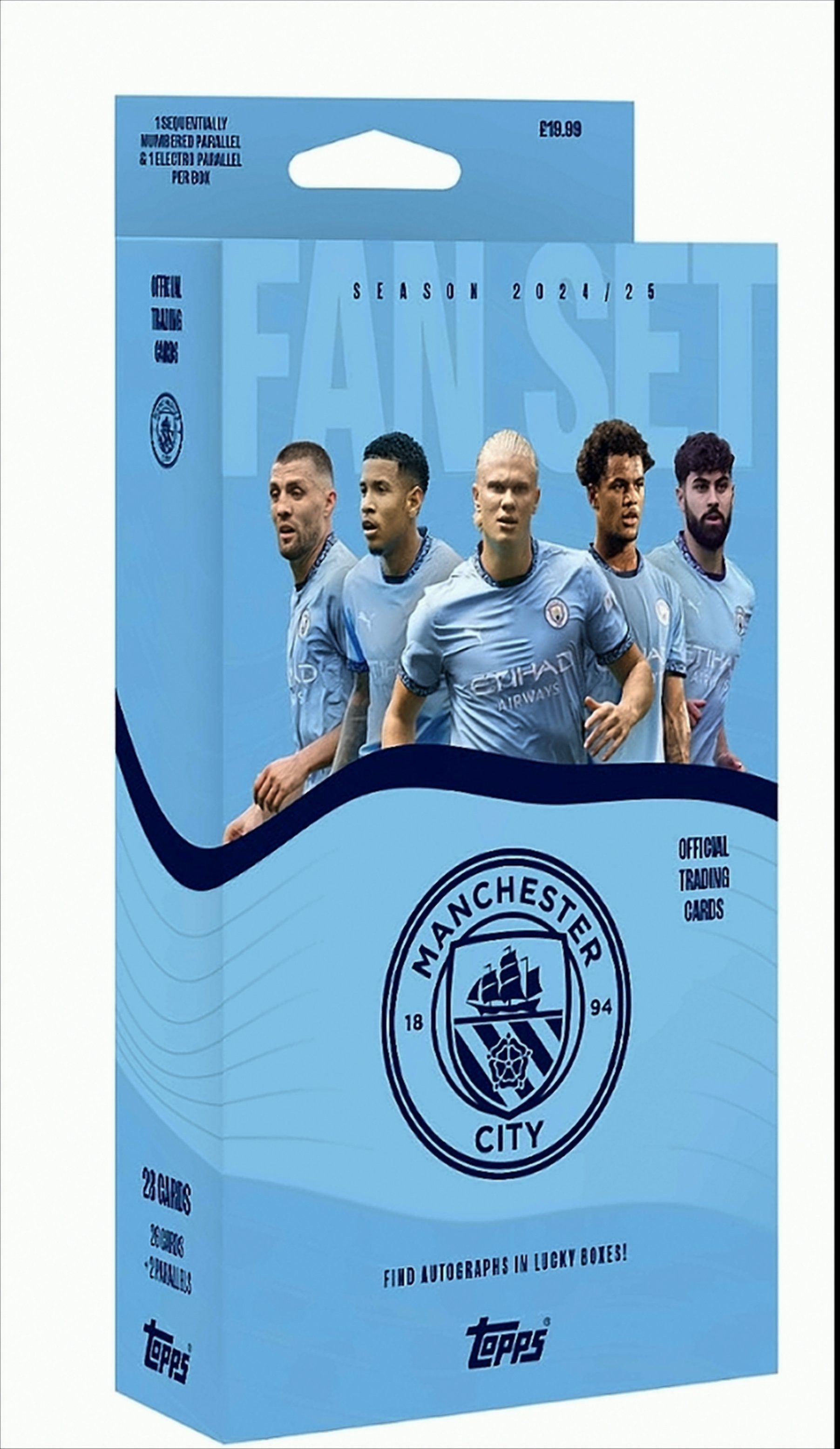 Topps/Merlin Sammelkarte 2024-25 Topps Manchester City Fan Set
