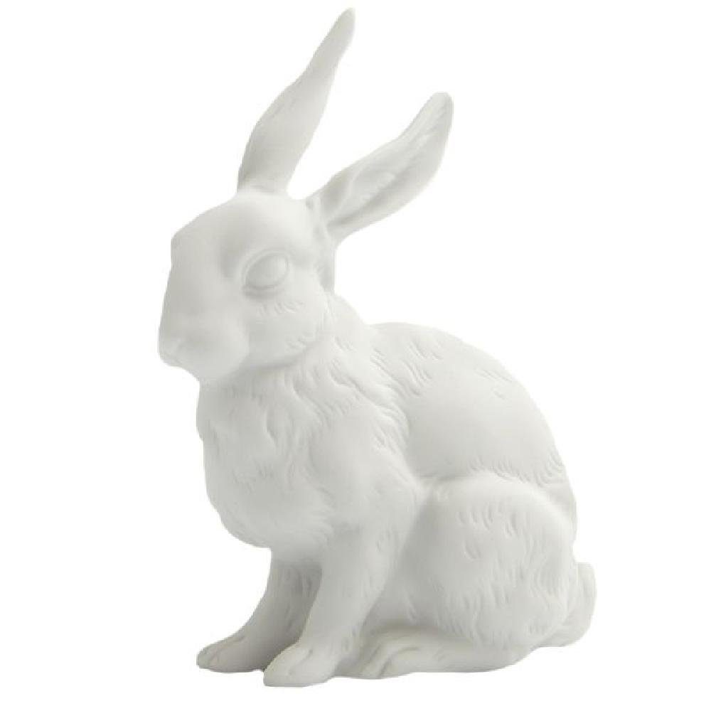 Reichenbach Osterhase Porzellanfigur Hase sitzend Bisquit