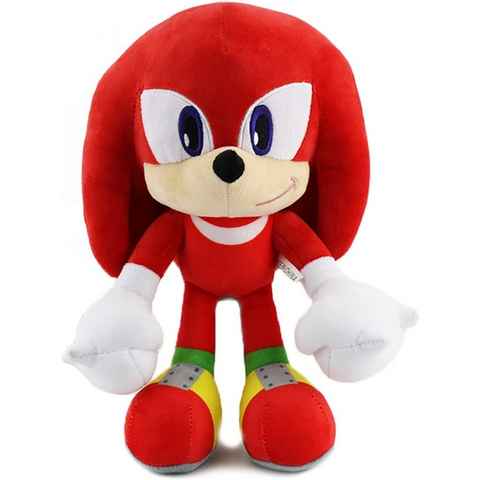 Sonic SEGA Kuscheltier Sonic The Hedgehog rot SEGA Sonic Plüschtier 30cm Sonic Kuscheltier (1-St), Super weicher Plüsch Stofftier Kuscheltier für Kinder zum spielen