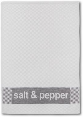Dyckhoff Geschirrtuch salt & pepper, (Set, 6-tlg), mit drei verschiedenen Motiven