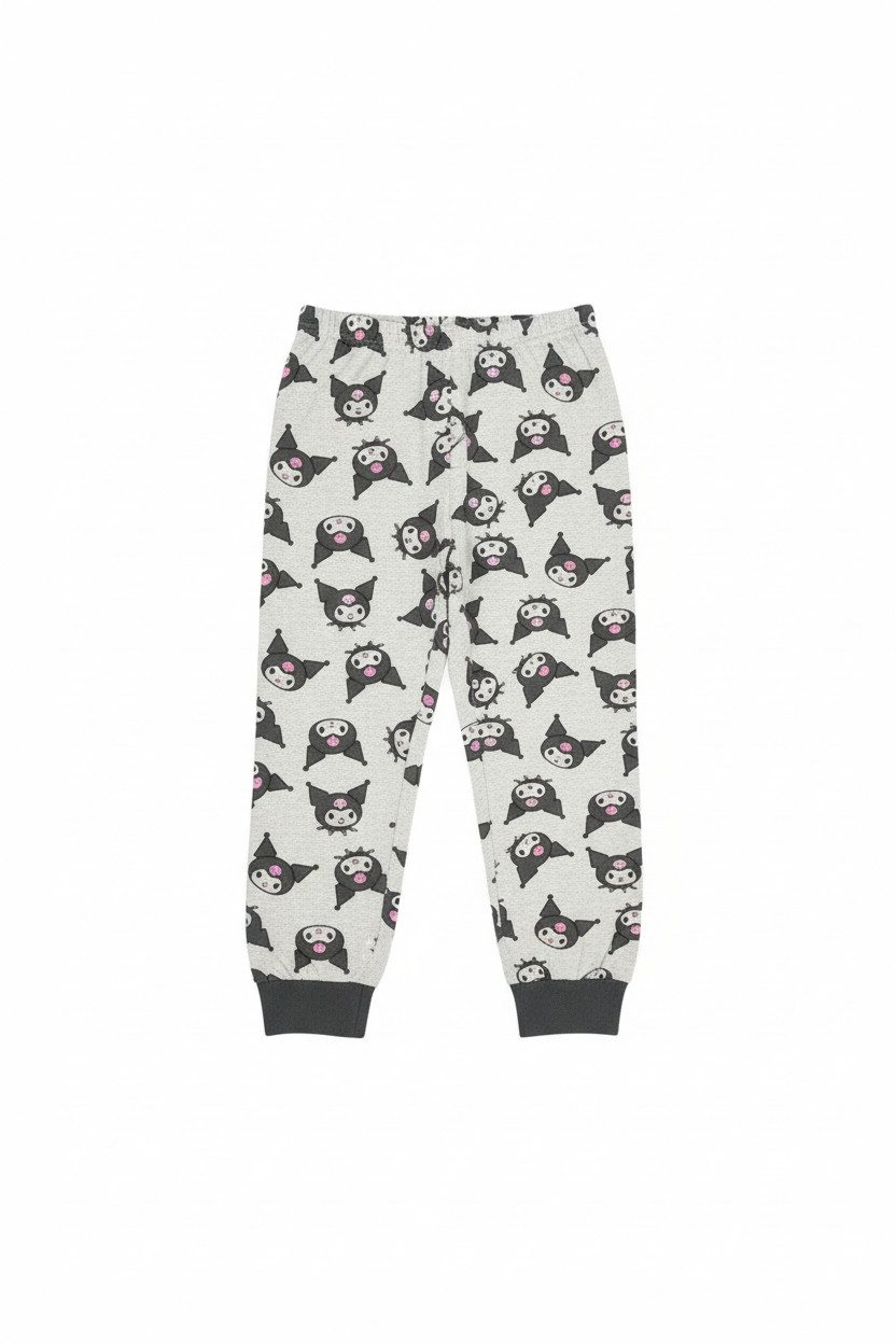 Disney Schlafanzug Zweiteiliges Kinder Pyjama-Set mit Kuromi (Langarm) (Set)
