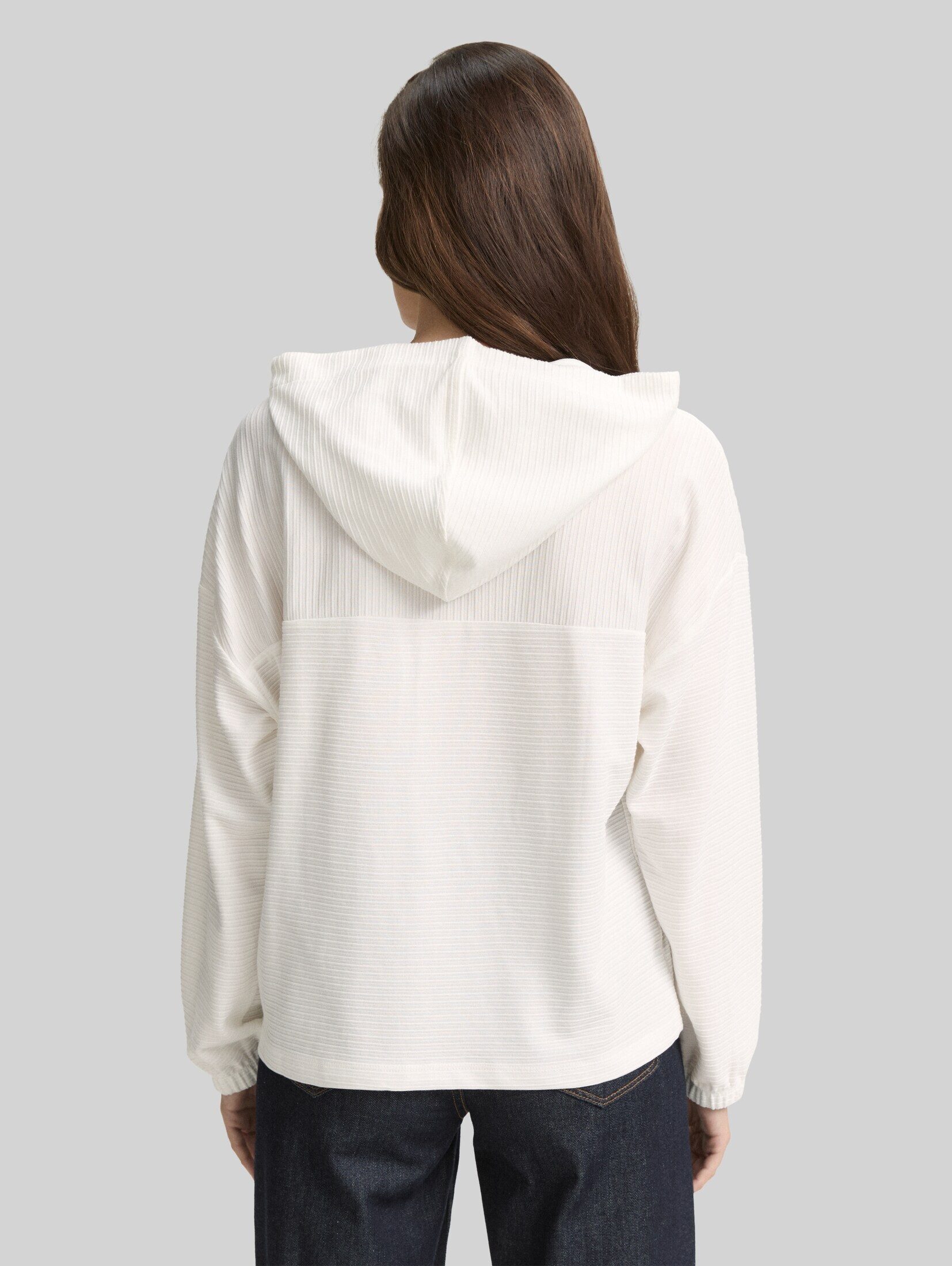 TOM TAILOR Langarmshirt T-Shirt Langarmshirt mit Kapuze