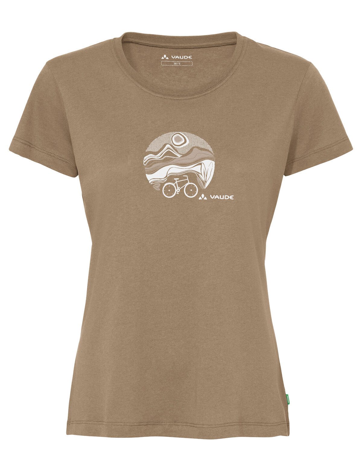 VAUDE T-Shirt Women's Cyclist T-Shirt V (1-tlg) atmungsaktives und schnelltrocknendes Radshirt