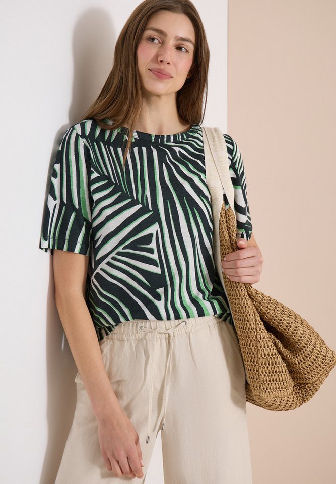 CECIL Print-Shirt mit Rundhalsausschnitt
