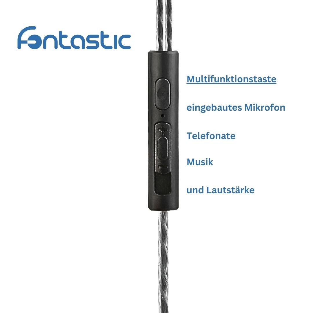 fontastic In-Ear Headset Duett In-Ear-Kopfhörer (Kabelgebunden)