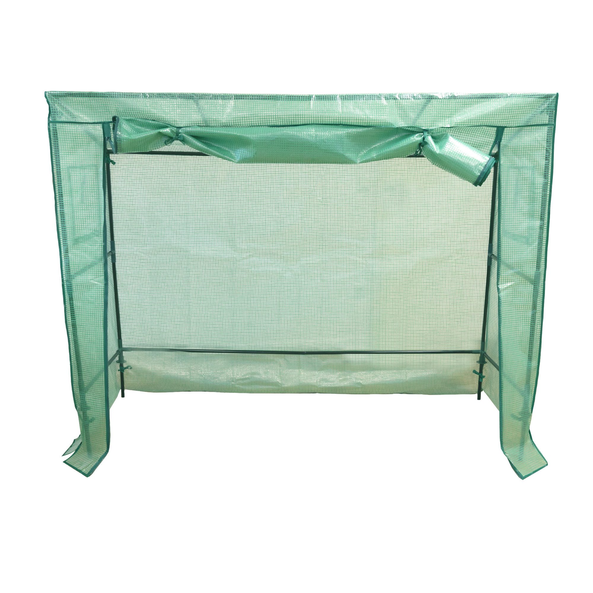 NATIV Tomatengewächshaus Foliengewächshaus für Tomaten, BxTxH: 200 x 77 x 169,00 cm, stabiler Stahlrohrrahmen mit zusätzlicher Strebe im Dach