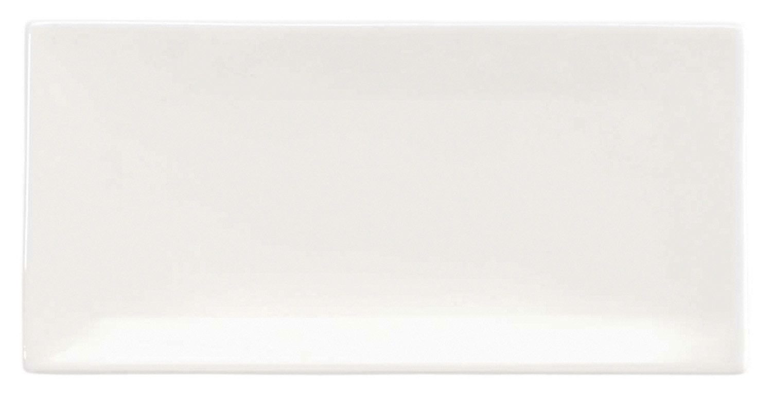 ASA SELECTION Dessertteller A TABLE, 17 x 8,5 cm, Weiß, Fine Bone China, (1 St), Spülmaschinengeeignet, Mikrowellengeeignet