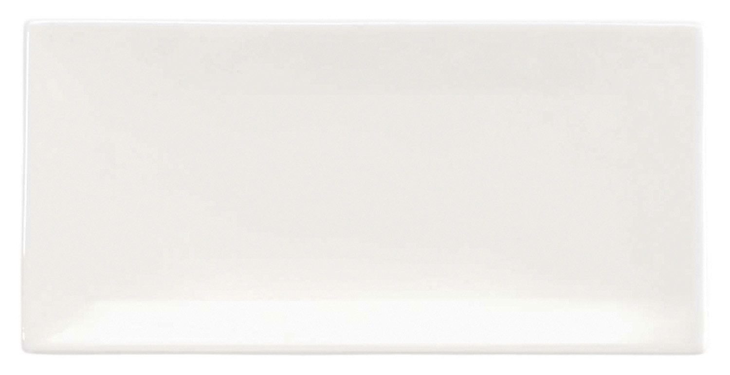 ASA SELECTION Dessertteller A TABLE, 17 x 8,5 cm, Weiß, Fine Bone China, (1 St), Spülmaschinengeeignet, Mikrowellengeeignet