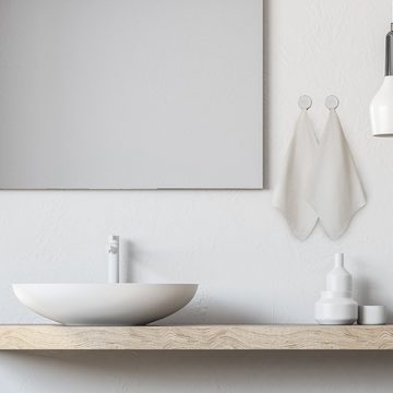 SEBSON Handtuchhalter Wandhaken Edelstahl - 6x klebende Haken Badezimmer, Küche, Garderobe