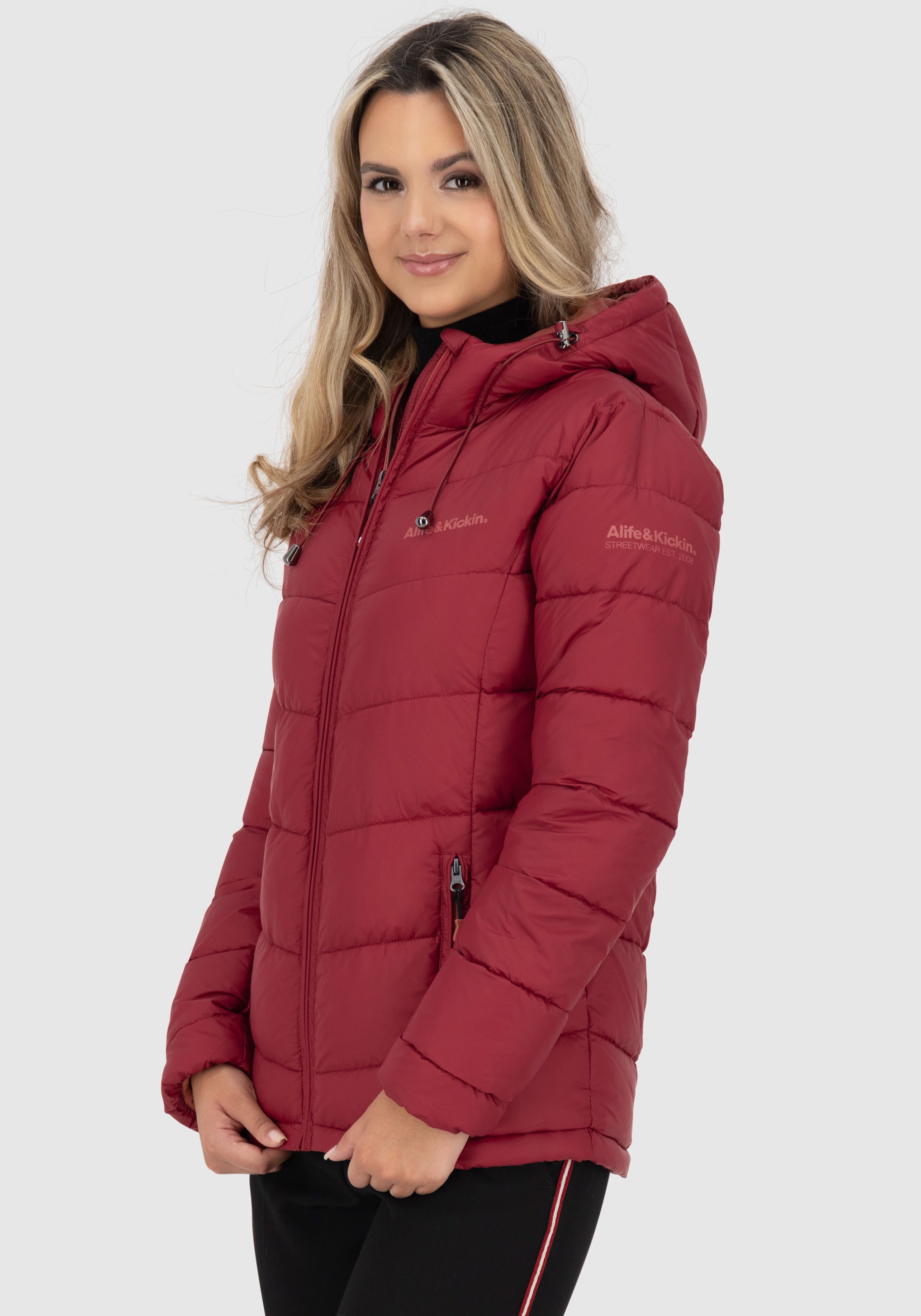 Alife & Kickin Steppjacke AndriaAK leichte, taillierte Übergangsjacke mit b günstig online kaufen