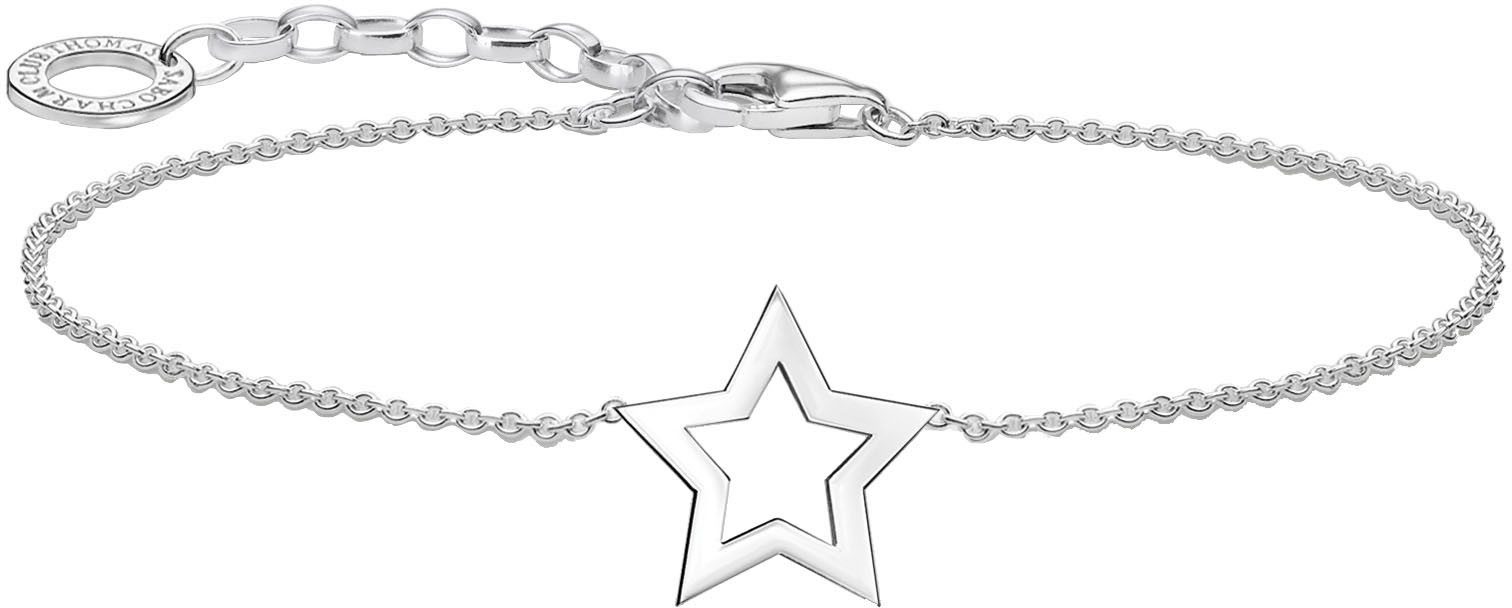 THOMAS SABO Armband mit Stern-Anhänger, A2162-001-21-L19V, A2162-413-39-L19V