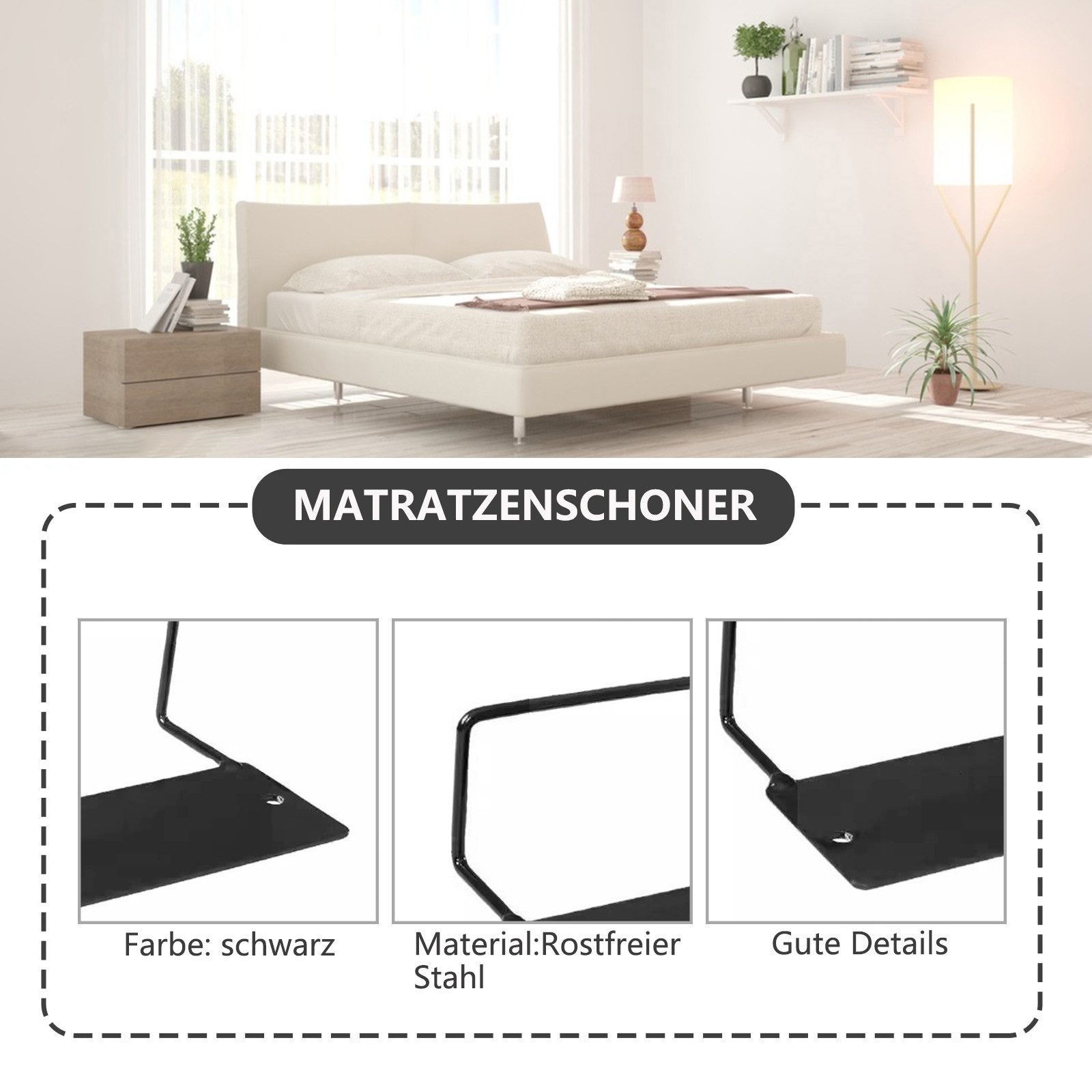 TWSOUL Spannbettlaken 4 Stück Matratzenhalter, Matratzen-Gleitstopper günstig online kaufen