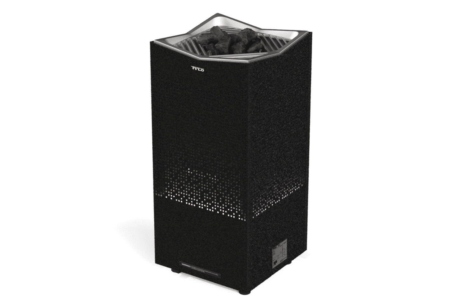 Tylö Saunaofen Tylö Crown Commercial Saunaofen 8 kW für 6–12 m³, 8,0 kW, externe Elite-Steuerung mit Commercial-Lite-Relaisbox erforderlich, (Saunakabinen mit 6–12 m), Gewerbeofen mit Lichtmuster für externe Steuerung
