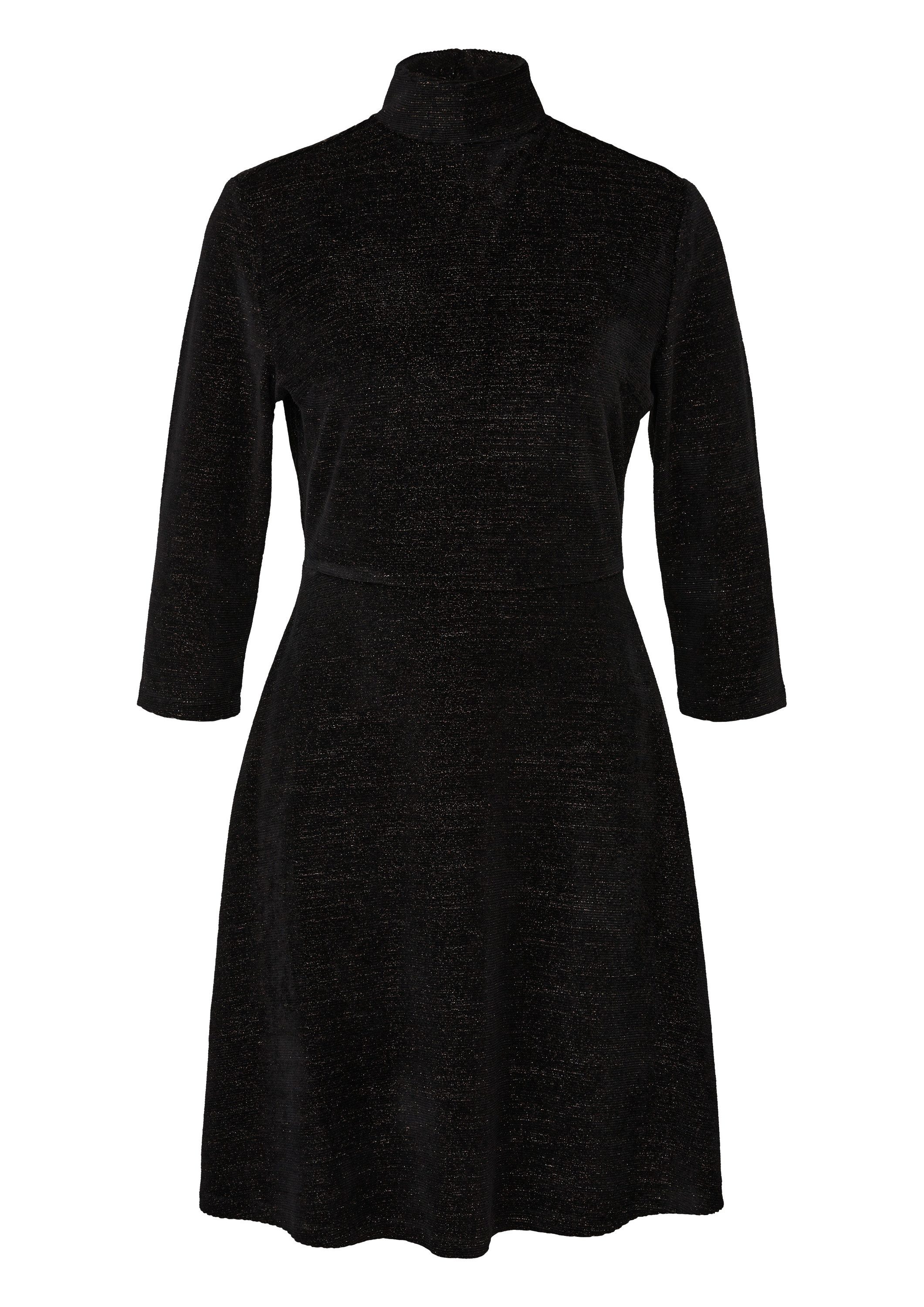 QS Minikleid Kleid Samtkleid mit Glitzer günstig online kaufen