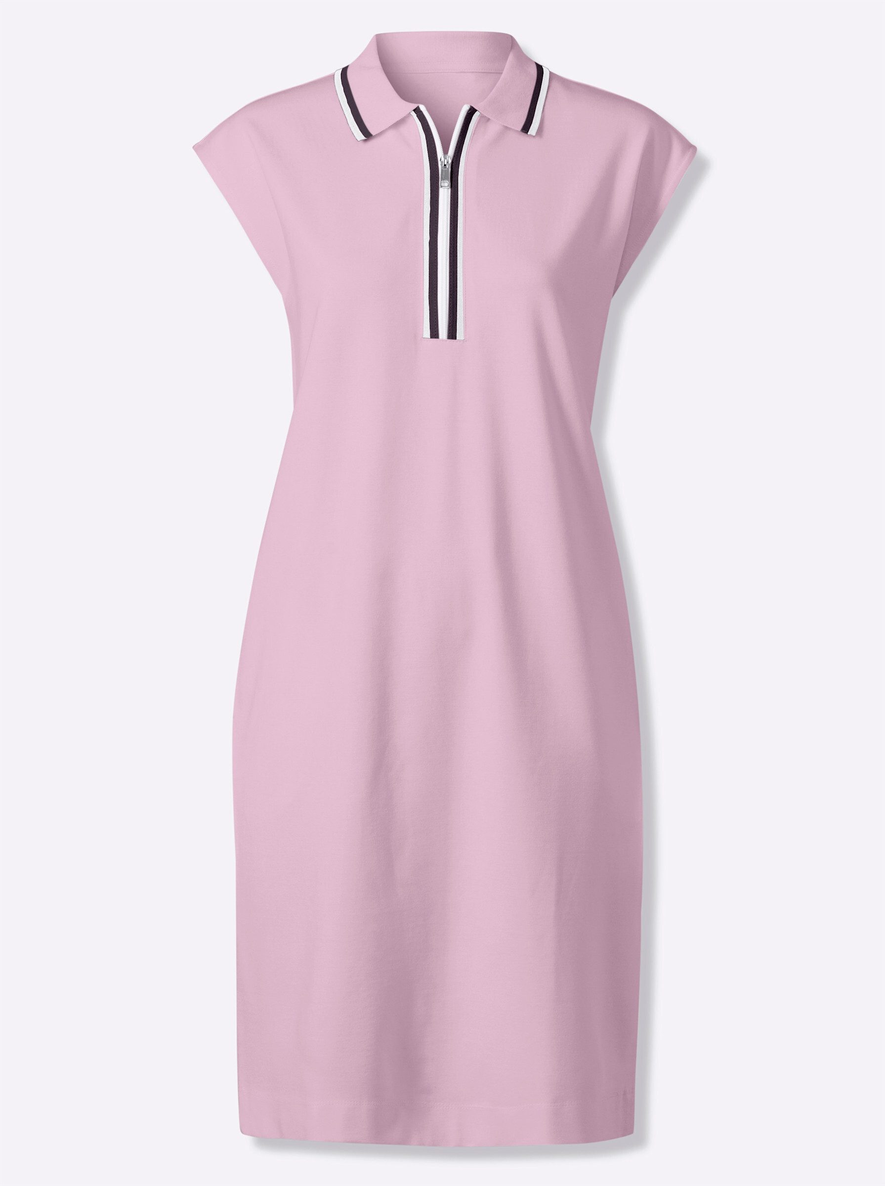 heine Jerseykleid Jersey-Kleid Ärmellos