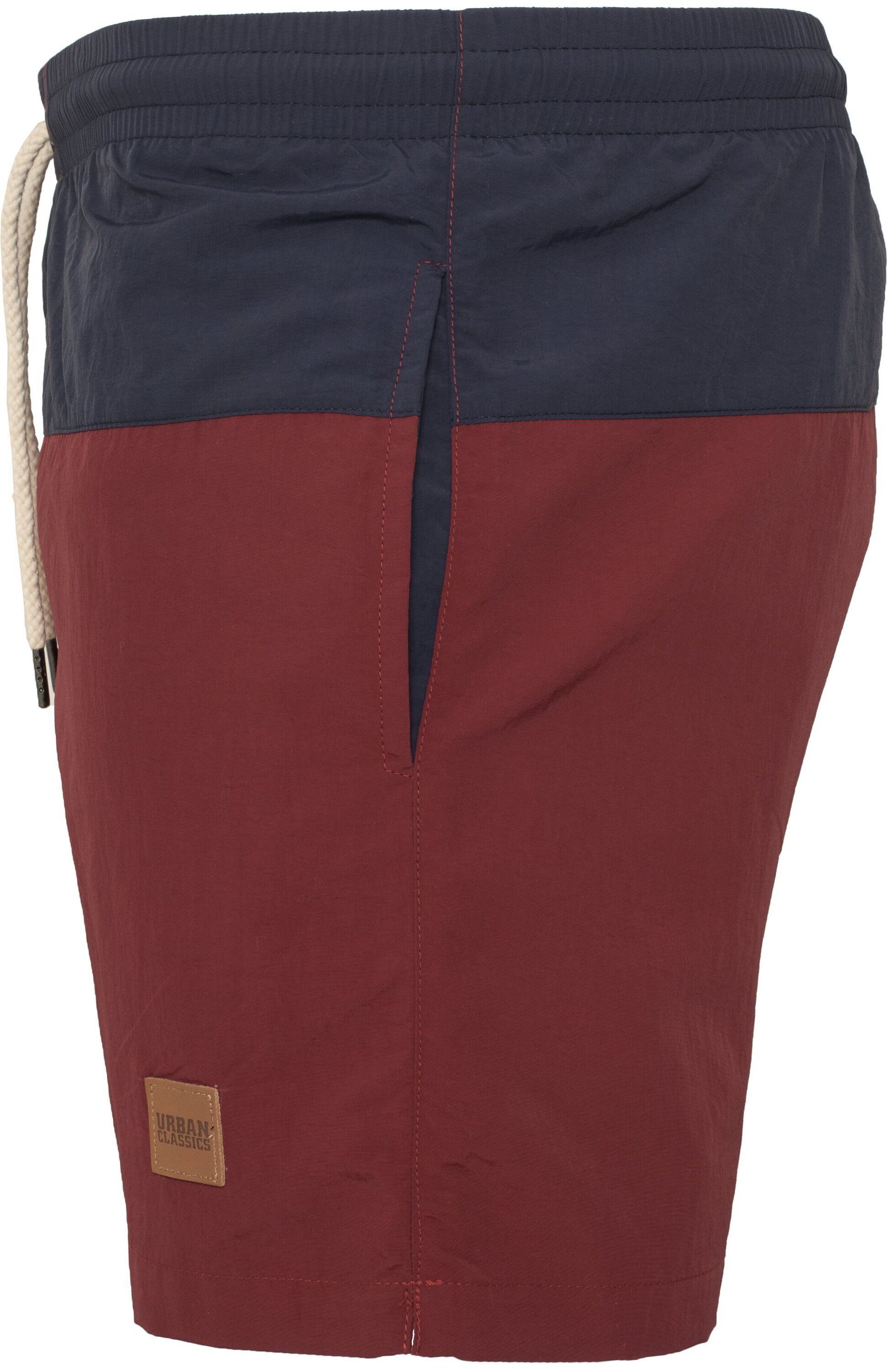 nvy/burgundy URBAN Herren Shorts CLASSICS Badeshorts Swim