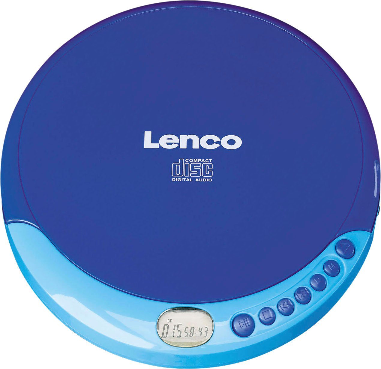Lenco CD-011 blau CD-Player