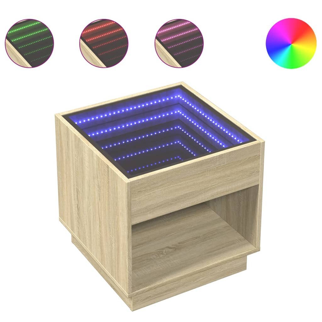 vidaXL Couchtisch Couchtisch mit Infinity-LED Sonoma-Eiche günstig online kaufen