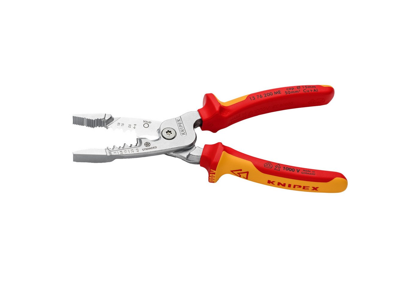 Thumbnail - Knipex Zangenset KNIPEX Multifunktions-Elektrikerzange, 13 76 200