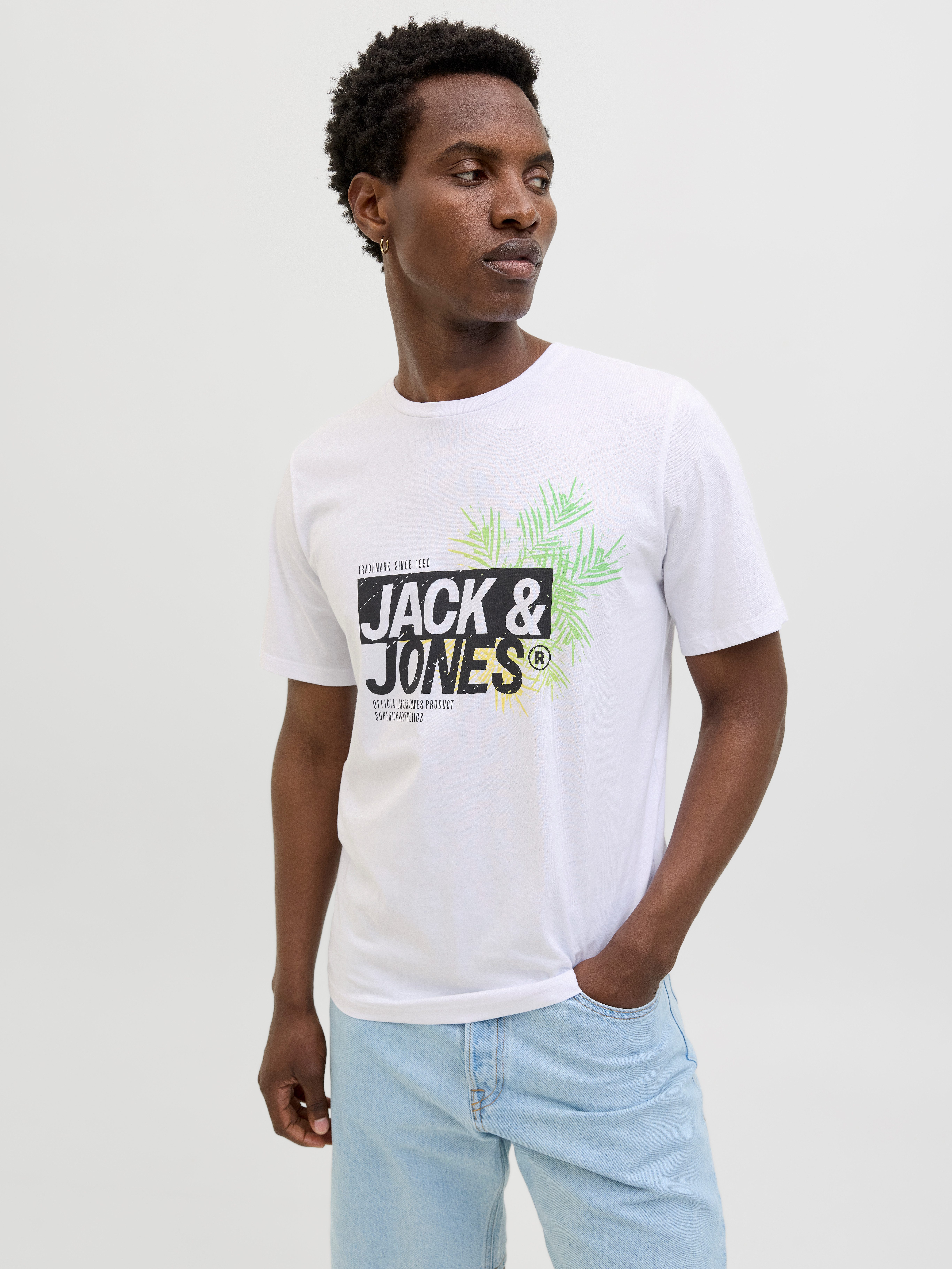 Jack & Jones Print-Shirt JJJAXON – T-Shirt mit Print, Rundhals und Baumwoll günstig online kaufen