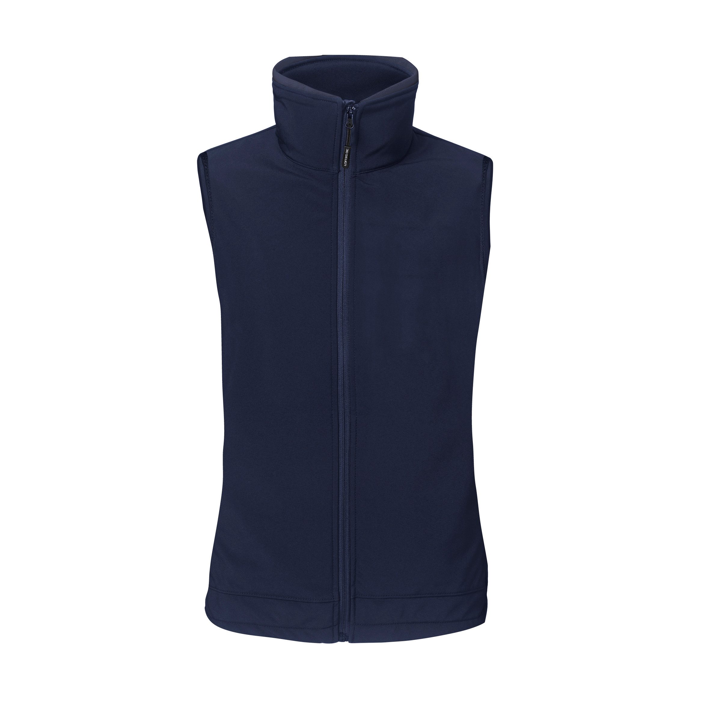 30seven Softshellweste Regular Fit, Herren mit Fleecefutter - marineblau ohne Akkus