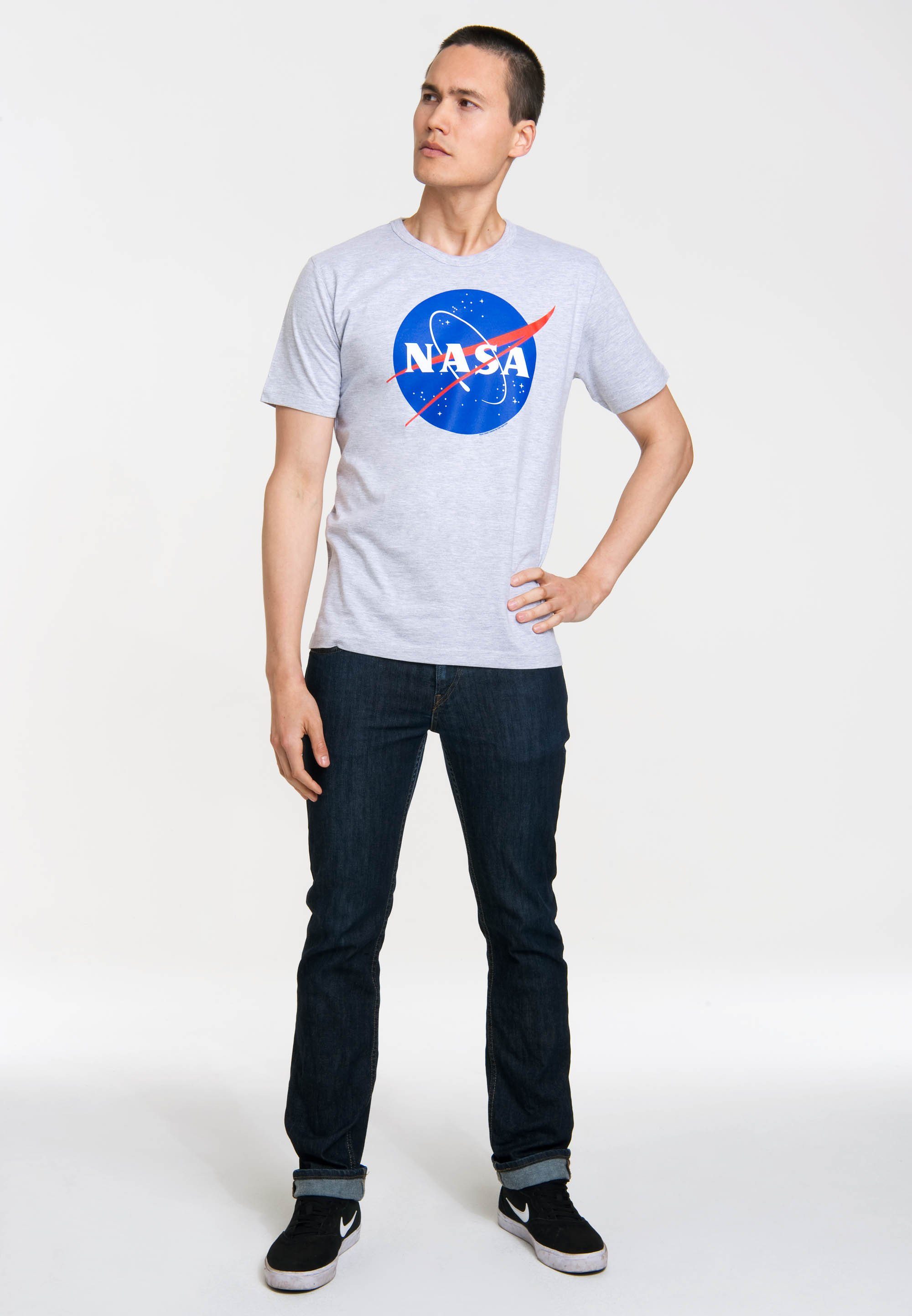 LOGOSHIRT T-Shirt NASA Logo mit coolem günstig online kaufen
