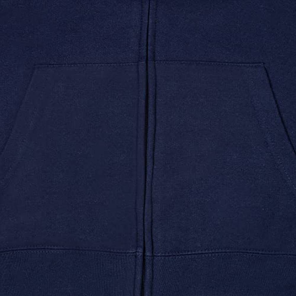 NatureMark Strickjacke Sweatjacke mit Stehkragen und mit Navy blau Seitentaschen Stehkragen Sweat-Jacke (1-tlg) Zipperjacke