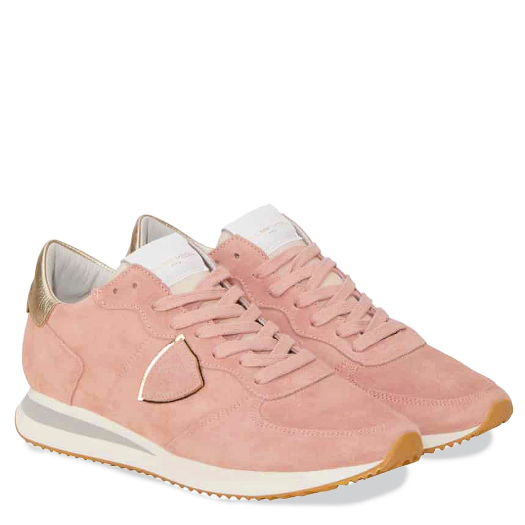 PHILIPPE MODEL PHILIPPE MODEL Sneaker TRPX Daim Peche - Rosa Sneaker