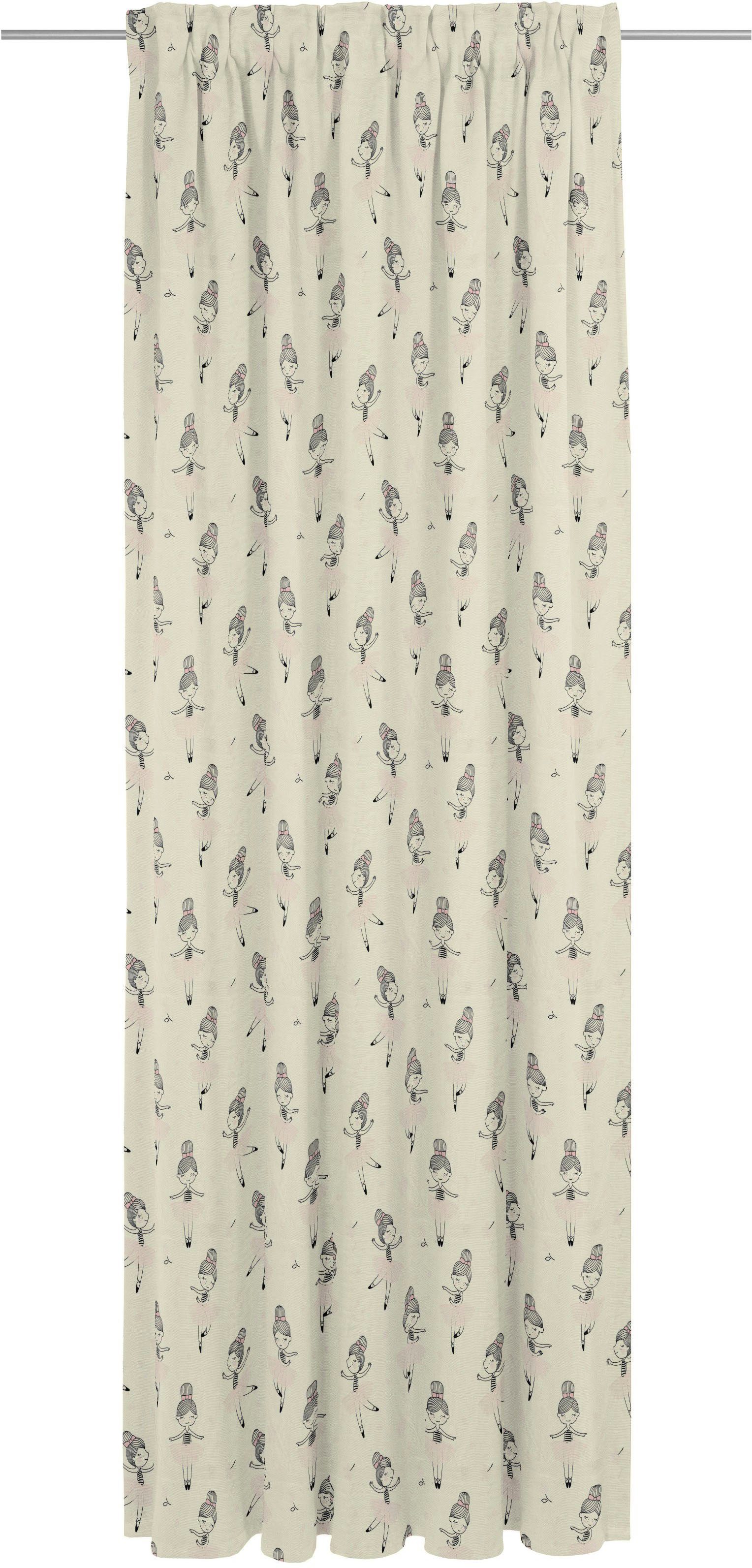Adam Vorhang Ballerina (1 St), Multifunktionsband, blickdicht, Jacquard, aus 100% Bio-Baumwolle