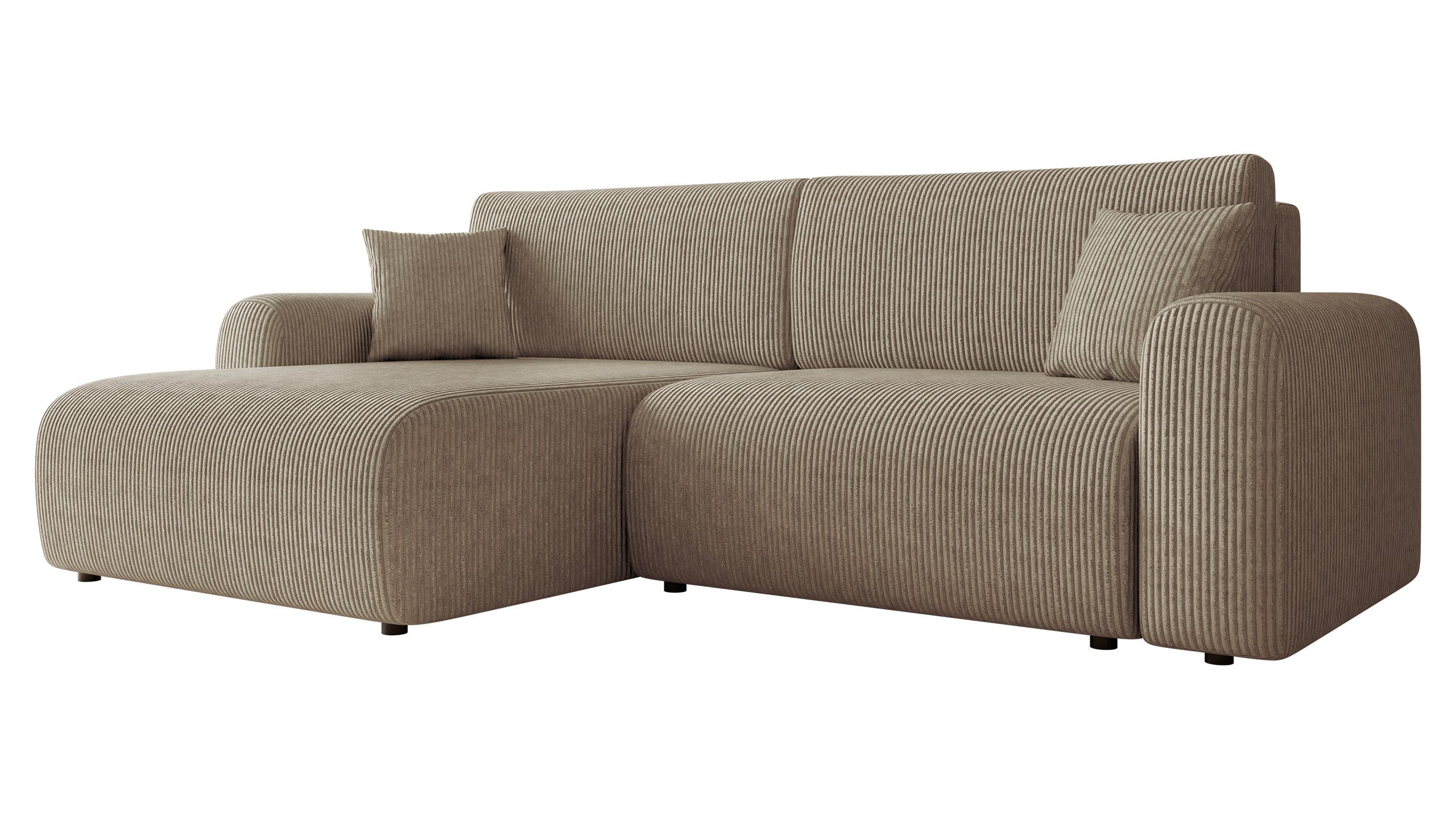 MIRJAN24 Ecksofa Floryn L Cord, mit Schlaffunktion und Bettkasten, mit zwei günstig online kaufen