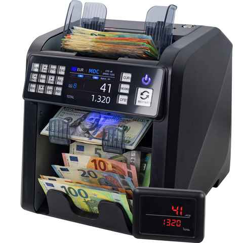 Jubula Banknotenzähler MV-600, Banknotensortierer für gemischte Geldscheine, EUR, USD, GBP, SEK usw.