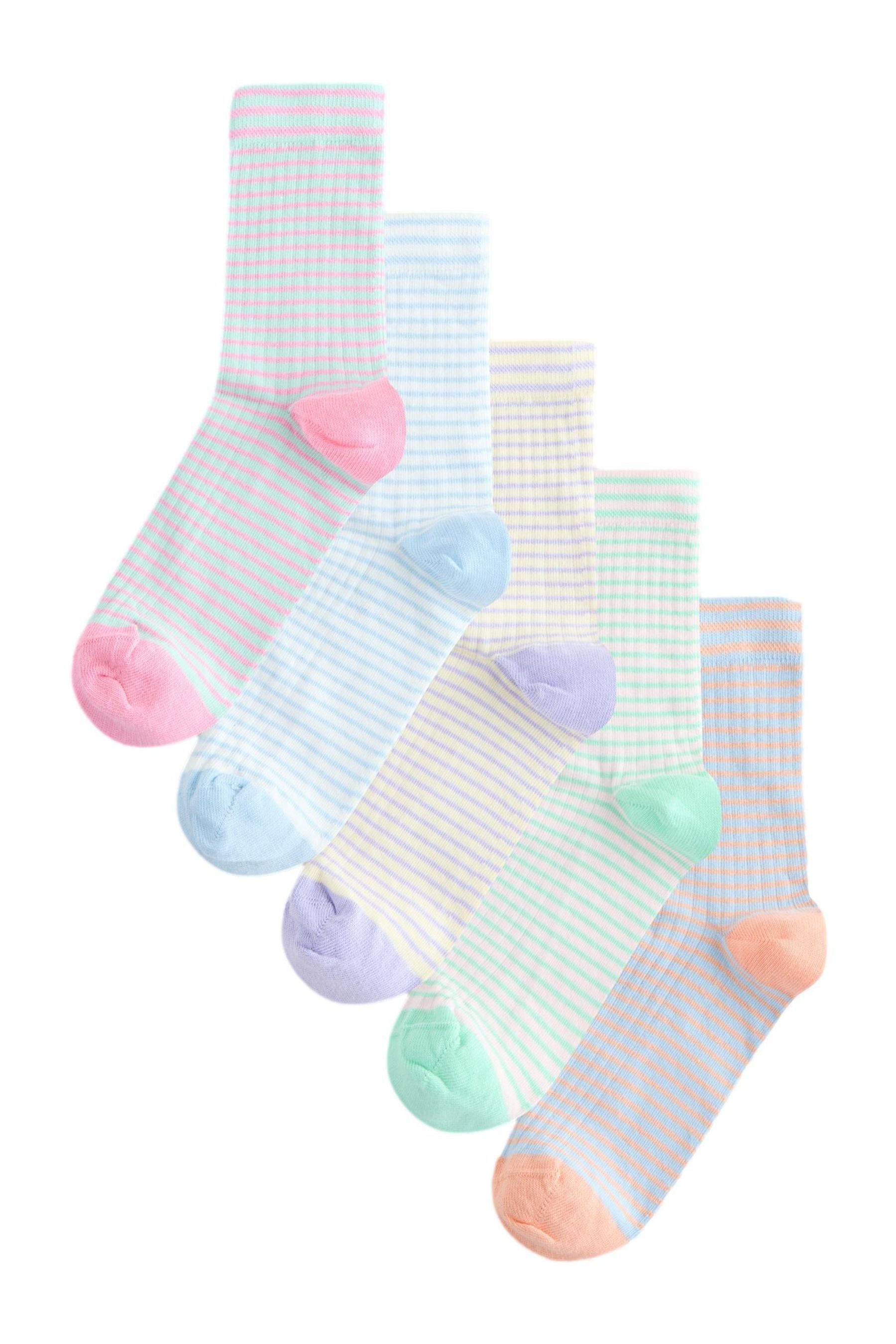 Next Kurzsocken Söckchen mit Streifen, 5er-Pack (1-Paar)