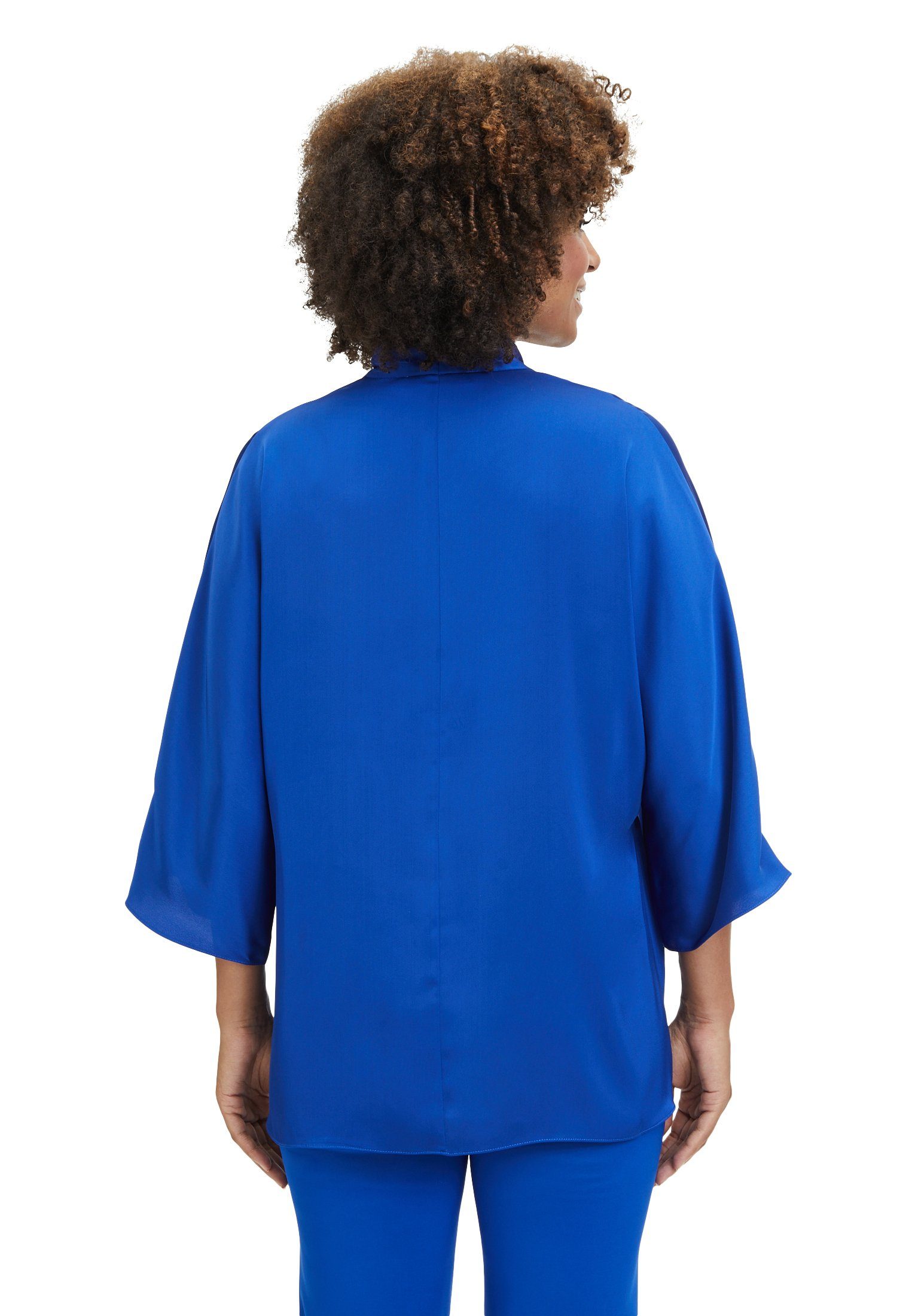 Lapis Mont Vera mit Bluse Bright Klassische Kragen Seitenschlitzen