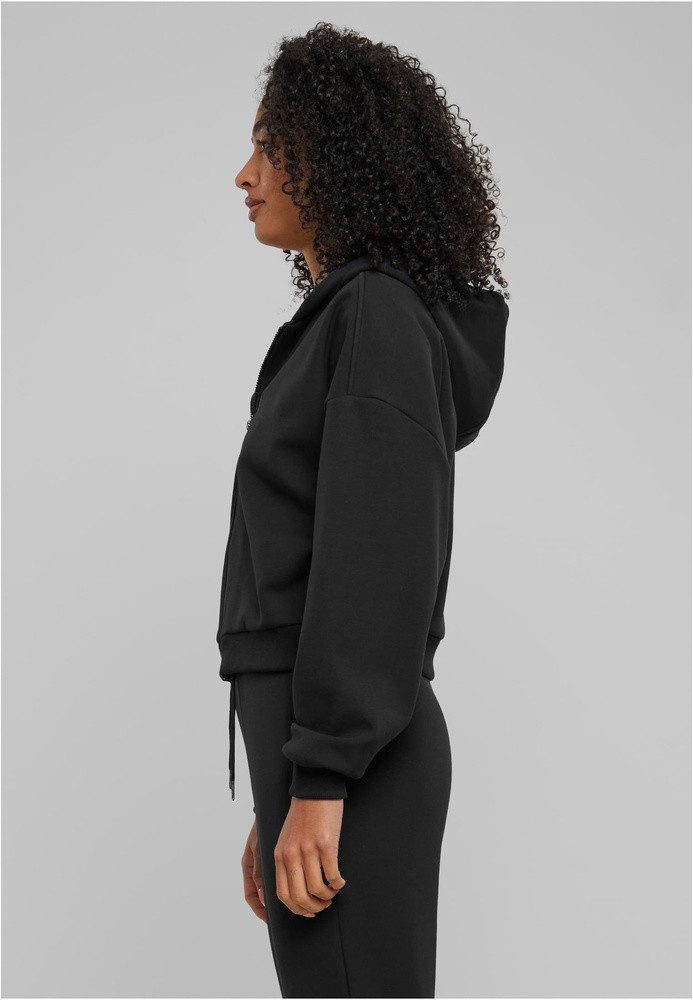URBAN CLASSICS Sweatjacke "Urban Classics Damen Ladies Cozy Short Zip Hoody günstig online kaufen