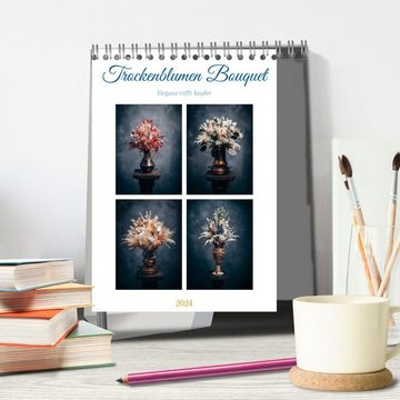 CALVENDO Wandkalender Trockenblumen Bouquet (Tischkalender 2024 DIN A5 hoch)