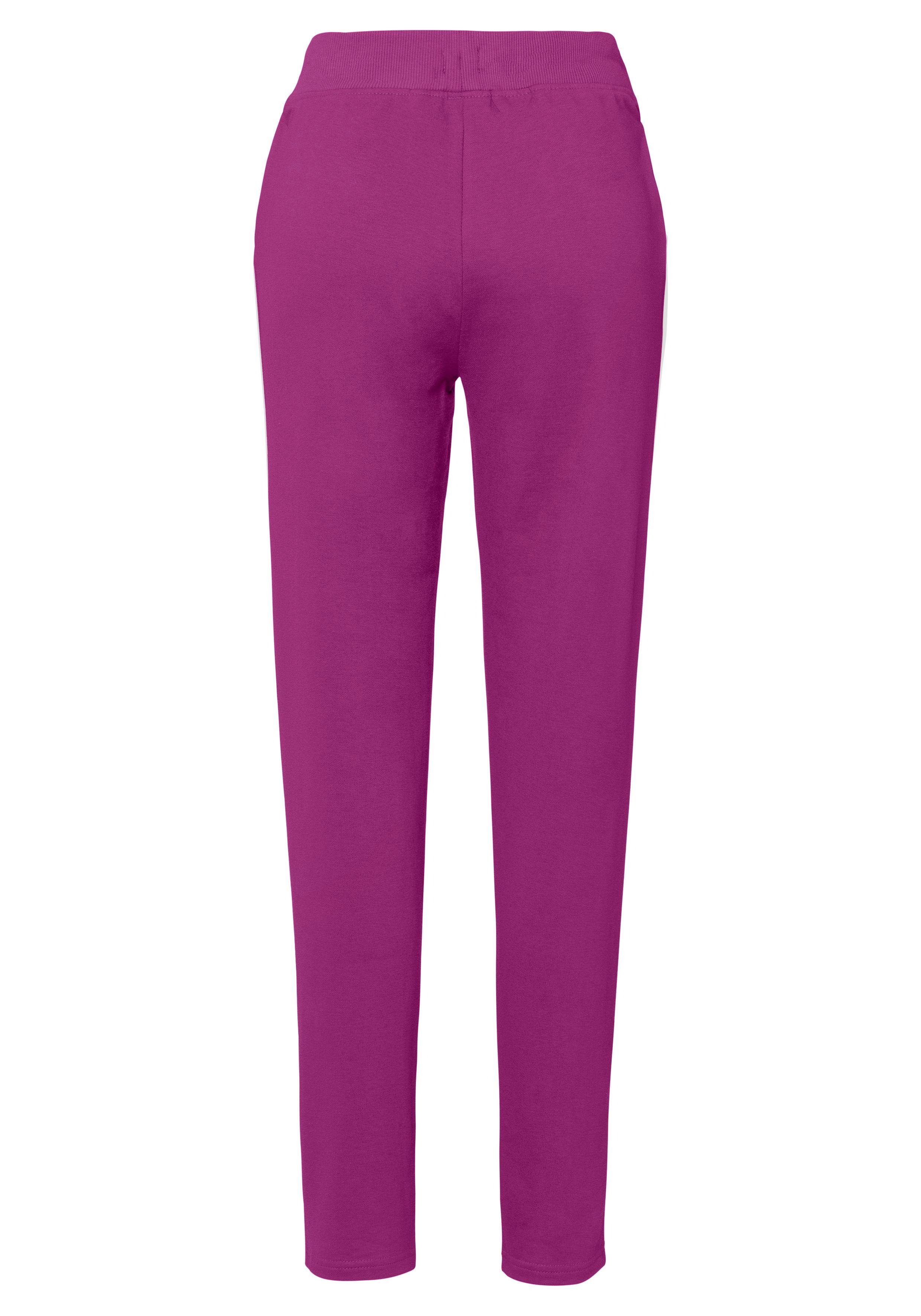 H.I.S Homewearhose -Loungehose mit seitlichen Streifen und Eingrifftaschen, Loungewear