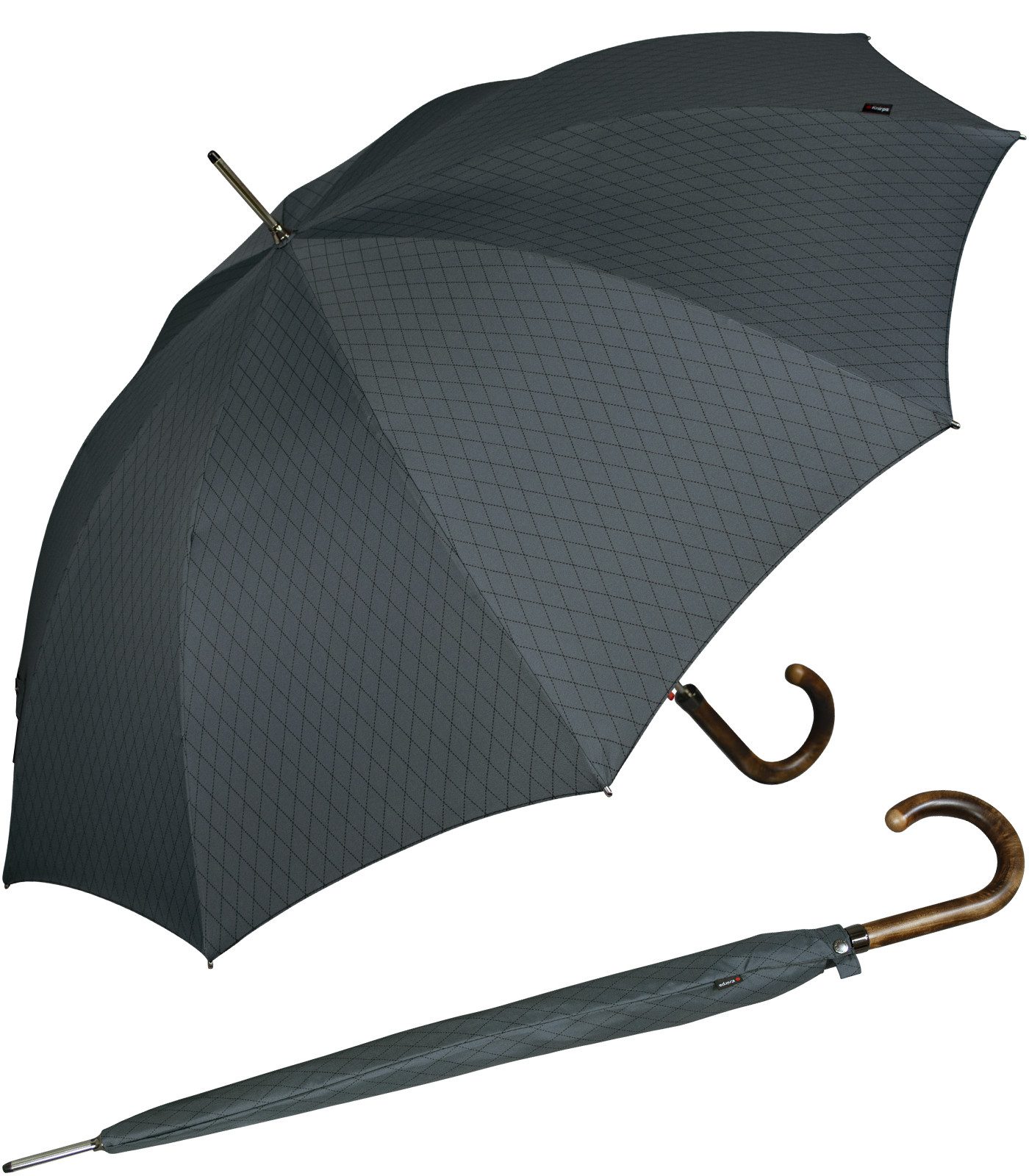 Knirps® Langregenschirm Herrenschirm mit Automatik, groß und stabil, mit robustem Stahlgestell - Men's Prints pattern