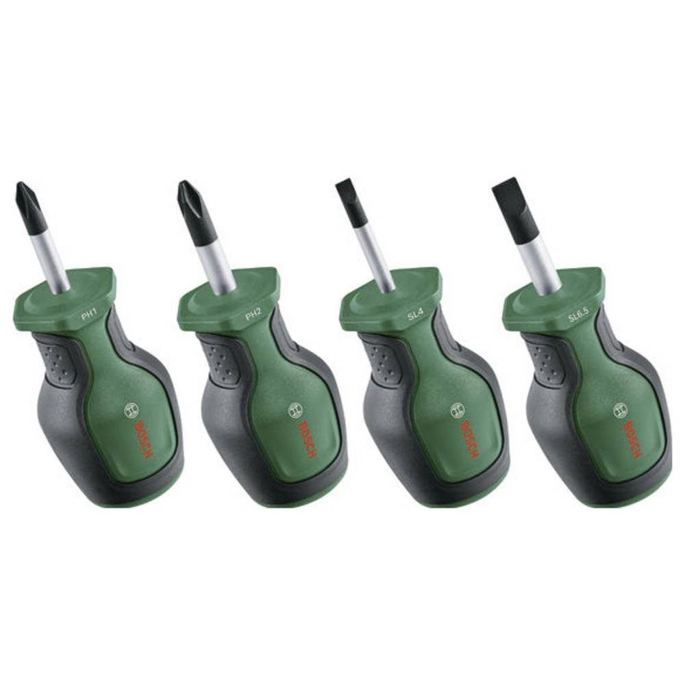 Bosch Home & Garden Schraubendreher Handwerkzeuge Schraubendreher-Set, kurz 4-tlg 1600A032UJ